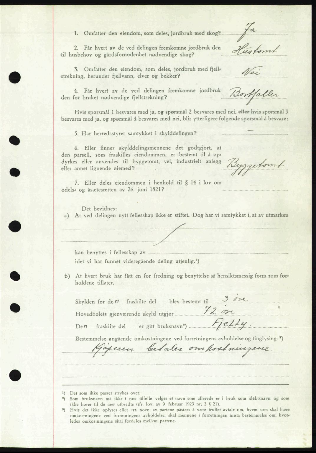 Nedenes sorenskriveri, AV/SAK-1221-0006/G/Gb/Gba/L0054: Pantebok nr. A6c, 1946-1946, Dagboknr: 264/1946