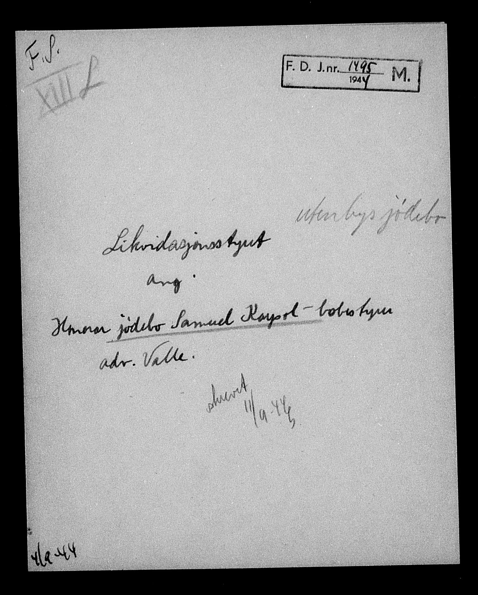 Justisdepartementet, Tilbakeføringskontoret for inndratte formuer, AV/RA-S-1564/H/Hc/Hcc/L0949: --, 1945-1947, s. 714