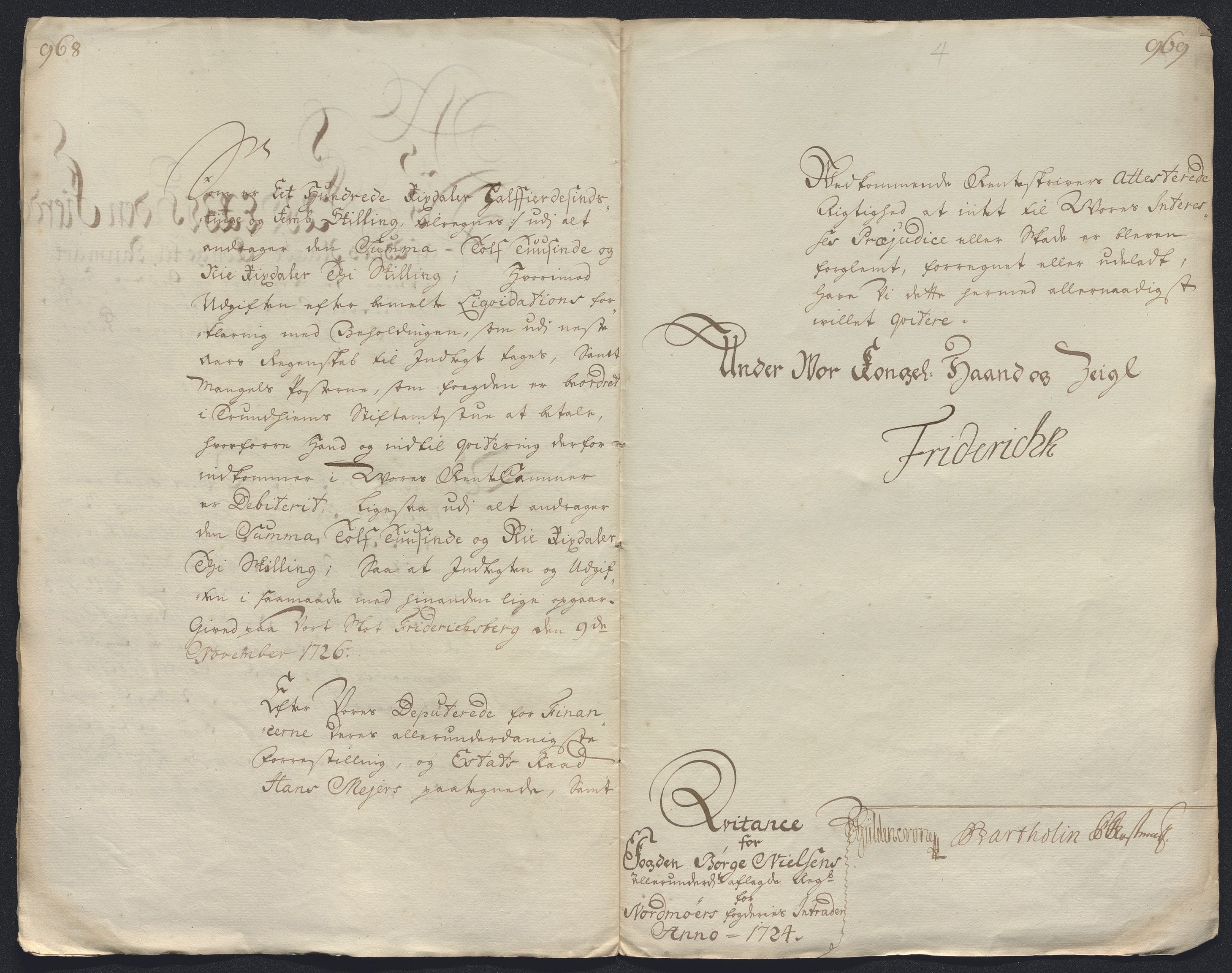 Rentekammeret inntil 1814, Reviderte regnskaper, Fogderegnskap, RA/EA-4092/R56/L3757: Fogderegnskap Nordmøre, 1724, s. 19