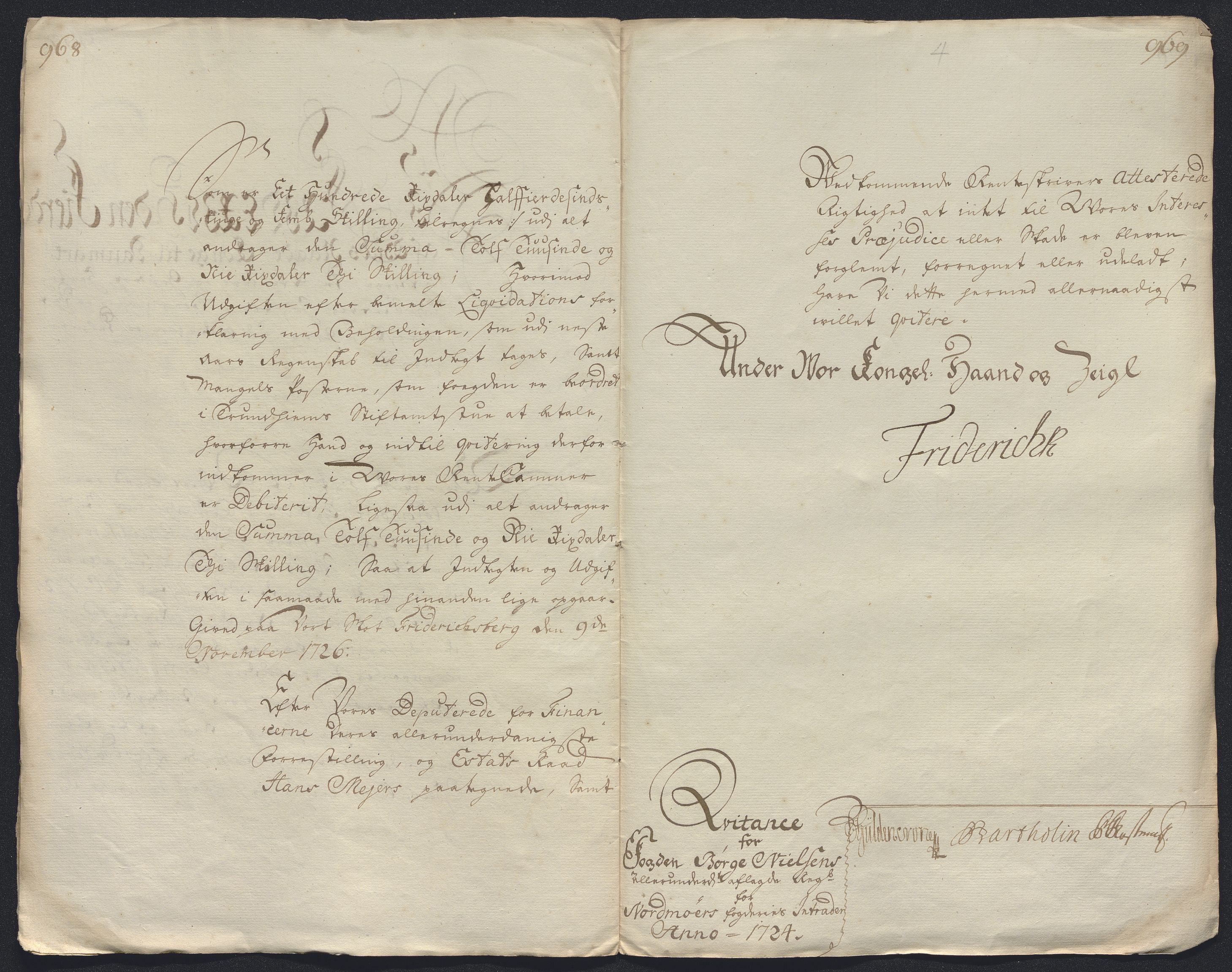 Rentekammeret inntil 1814, Reviderte regnskaper, Fogderegnskap, AV/RA-EA-4092/R56/L3757: Fogderegnskap Nordmøre, 1724, s. 19