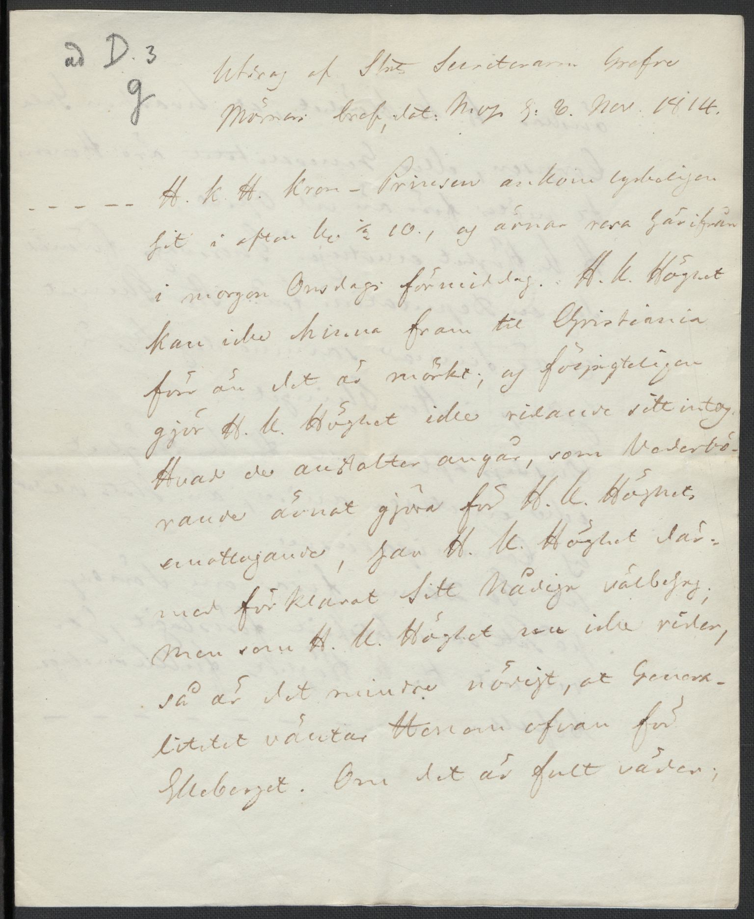 Christie, Wilhelm Frimann Koren, RA/PA-0014/F/L0004: Christies dokumenter fra 1814, 1814, s. 214