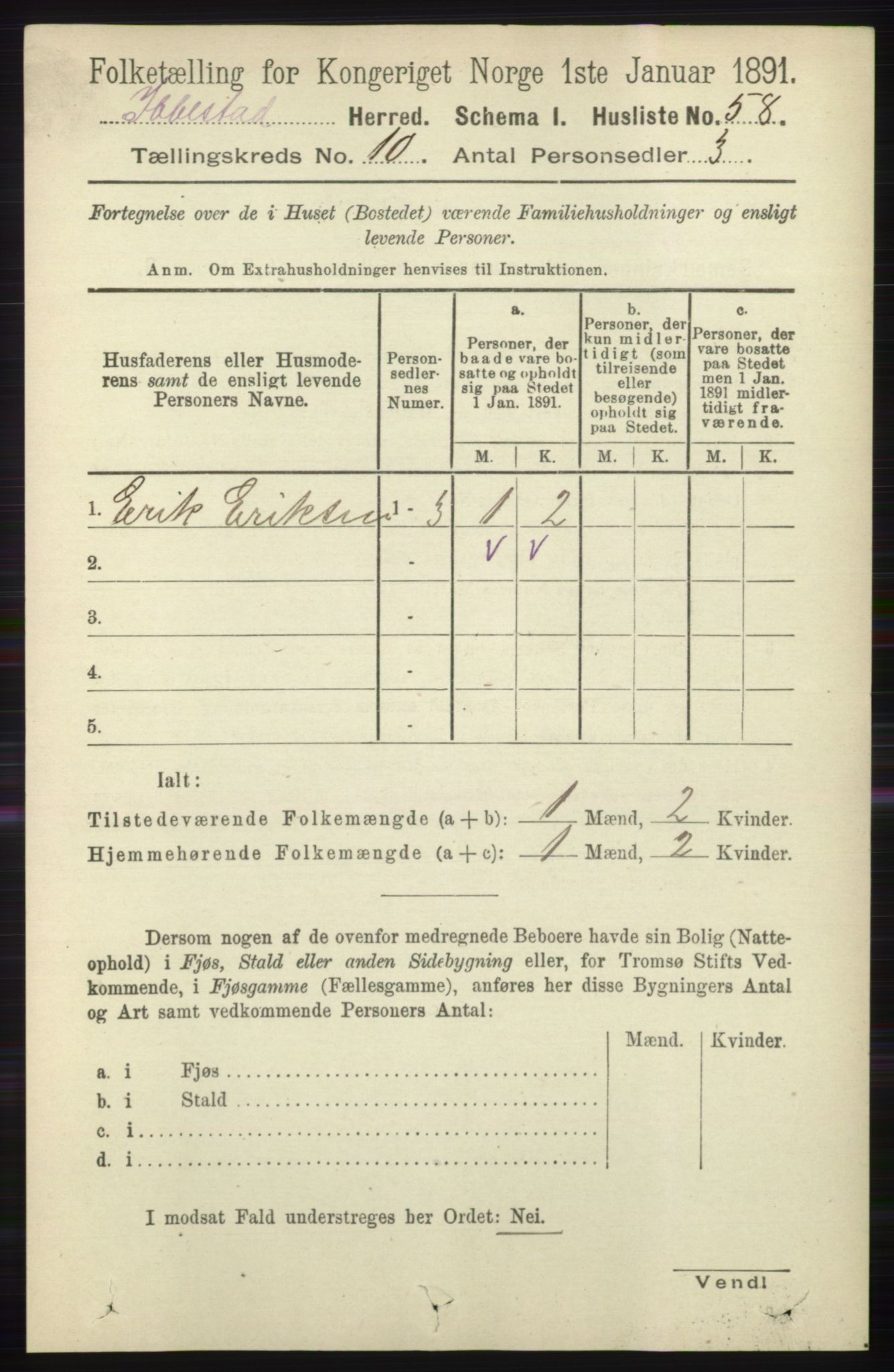 RA, Folketelling 1891 for 1917 Ibestad herred, 1891, s. 6832