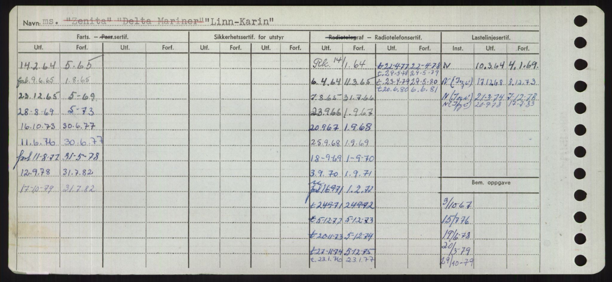 Sjøfartsdirektoratet med forløpere, Skipsmålingen, RA/S-1627/H/Hd/L0023: Fartøy, Lia-Løv, s. 176