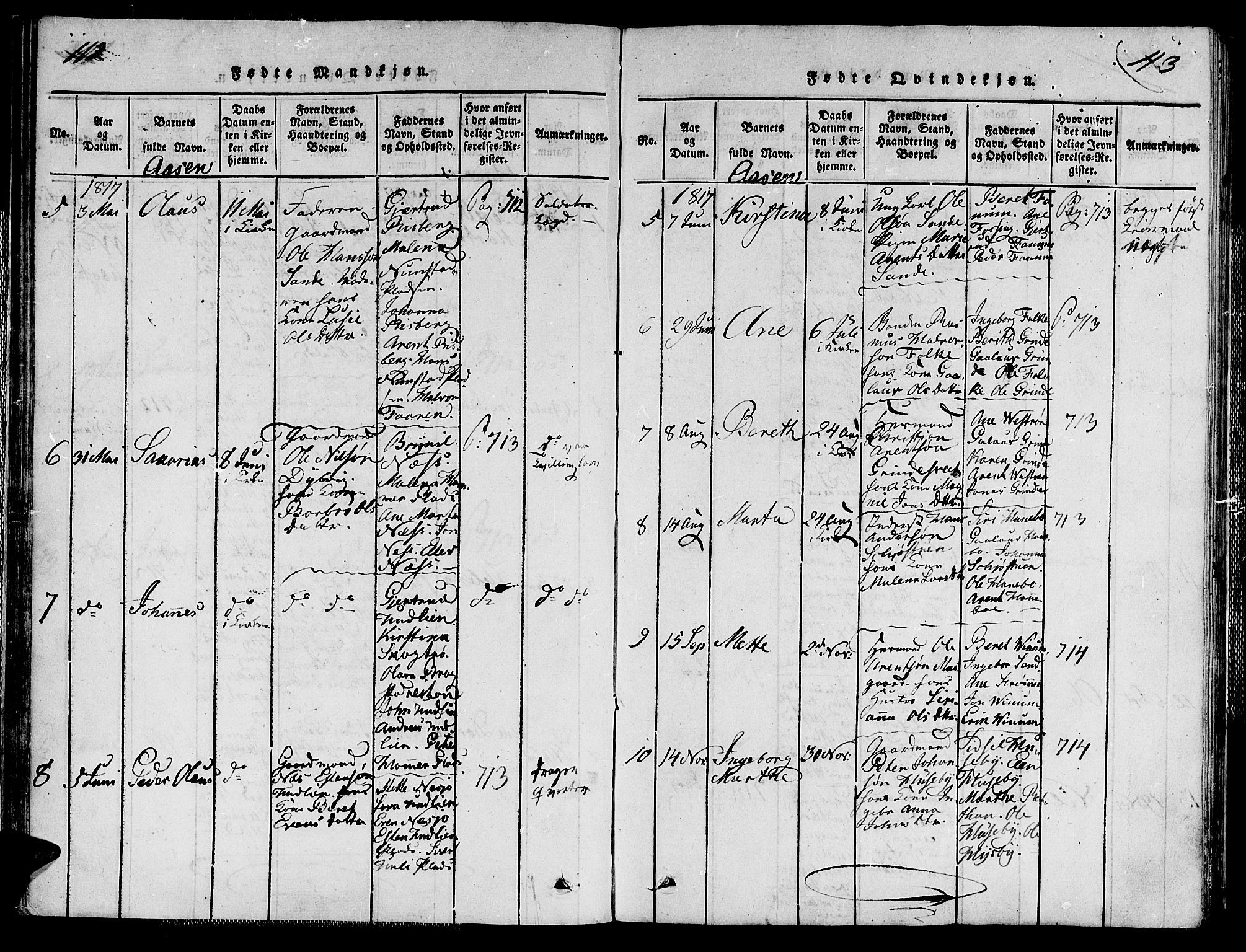 Ministerialprotokoller, klokkerbøker og fødselsregistre - Nord-Trøndelag, SAT/A-1458/713/L0112: Ministerialbok nr. 713A04 /2, 1817-1827, s. 112-113
