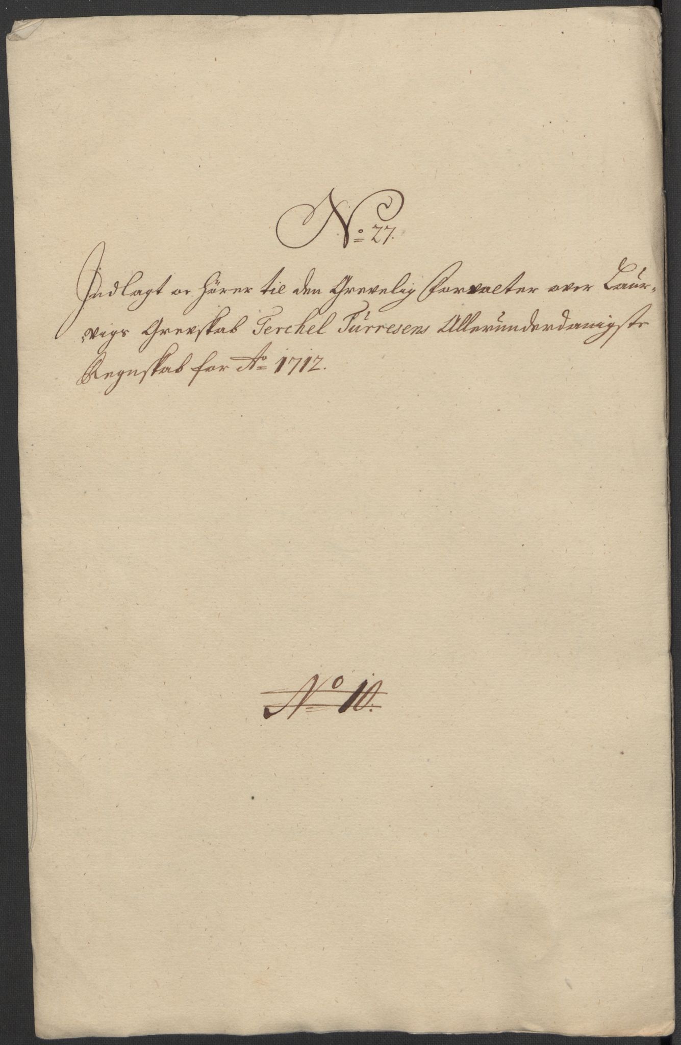 Rentekammeret inntil 1814, Reviderte regnskaper, Fogderegnskap, RA/EA-4092/R33/L1984: Fogderegnskap Larvik grevskap, 1712, s. 242