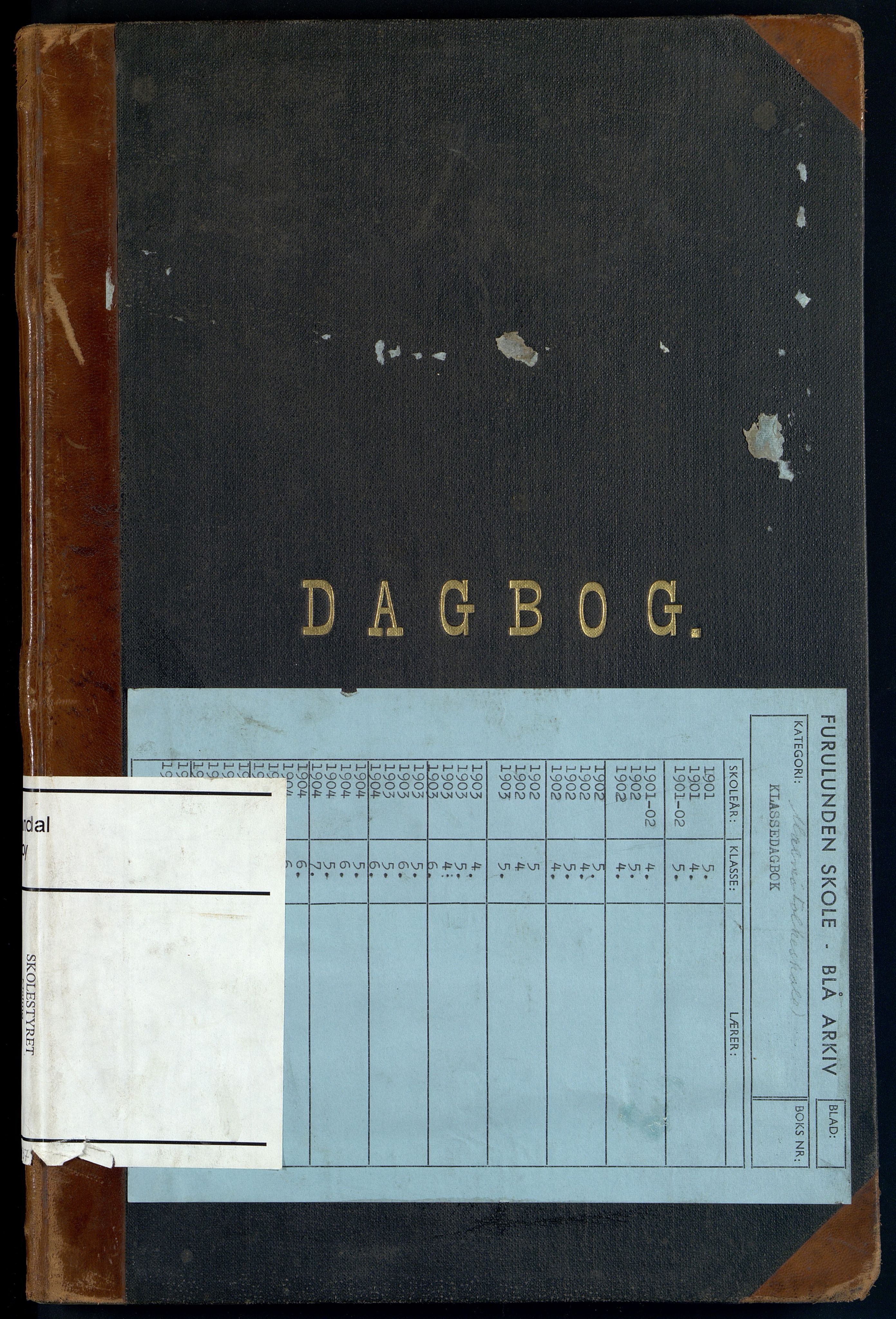 Mandal By - Mandal Allmueskole/Folkeskole/Skole, ARKSOR/1002MG551/I/L0037: Dagbok, 1901-1906