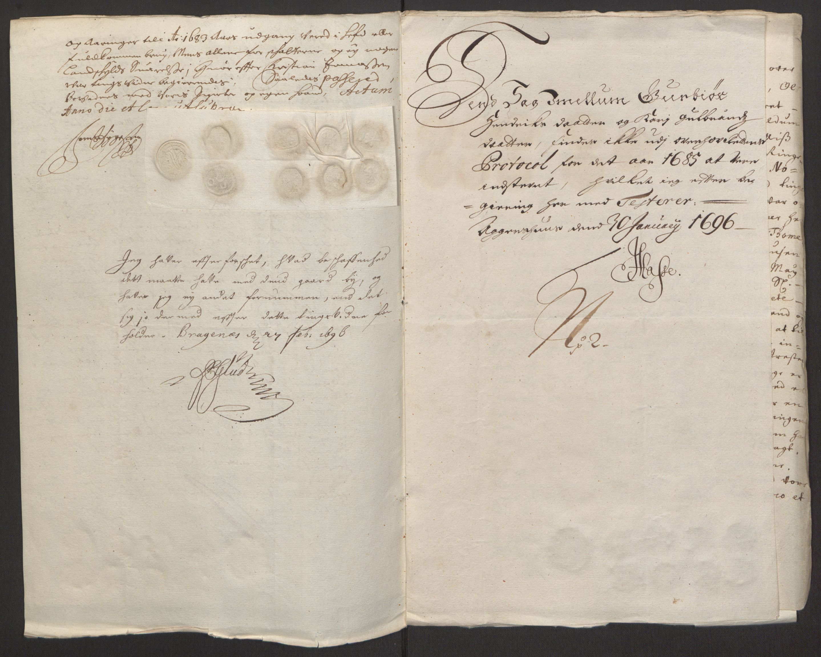 Rentekammeret inntil 1814, Reviderte regnskaper, Fogderegnskap, AV/RA-EA-4092/R22/L1452: Fogderegnskap Ringerike, Hallingdal og Buskerud, 1695, s. 326