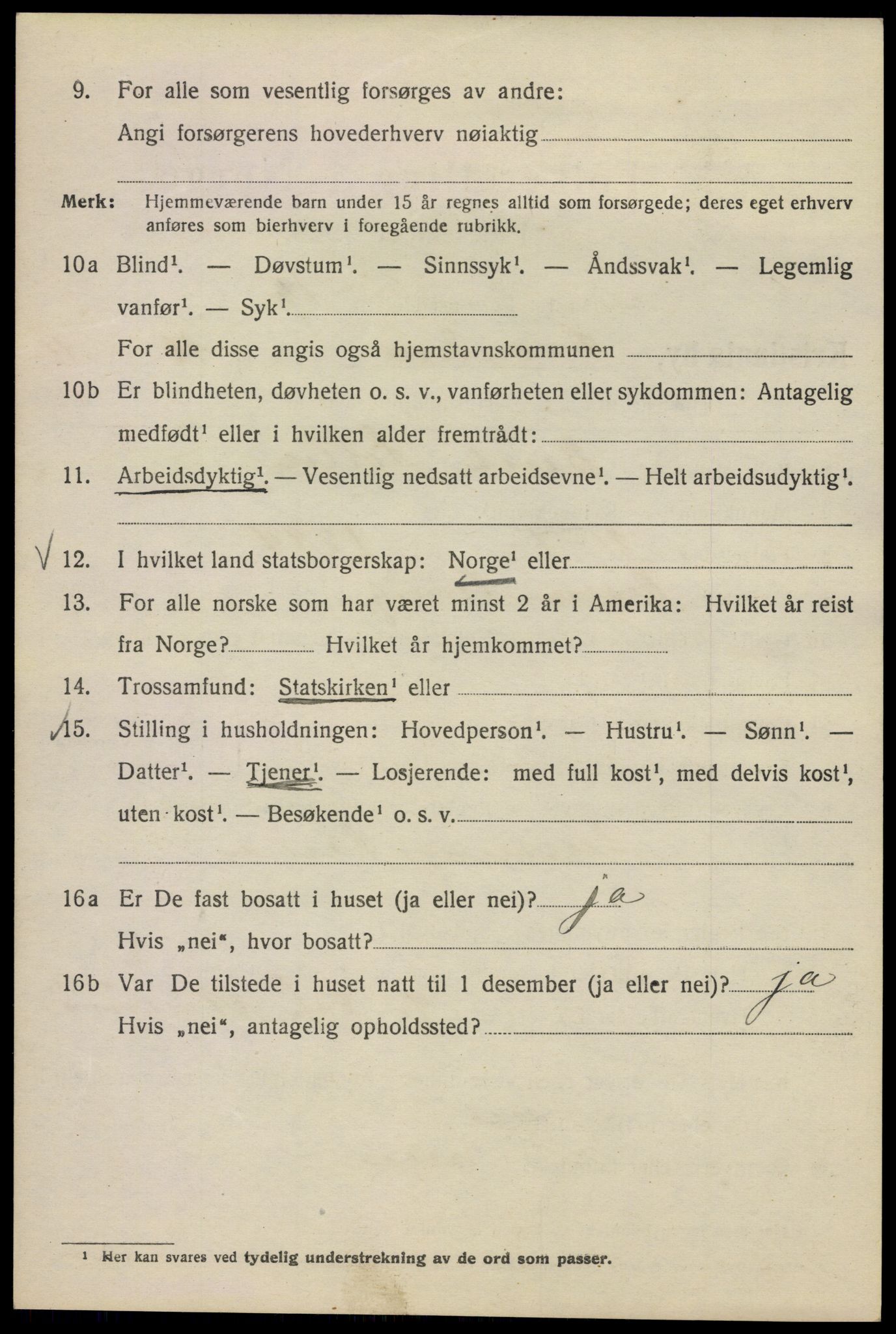 SAO, Folketelling 1920 for 0301 Kristiania kjøpstad, 1920, s. 254580