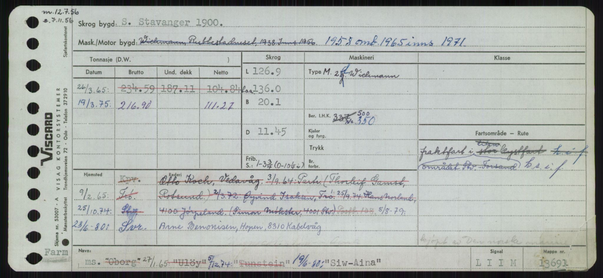 Sjøfartsdirektoratet med forløpere, Skipsmålingen, RA/S-1627/H/Ha/L0005/0001: Fartøy, S-Sven / Fartøy, S-Skji, s. 475