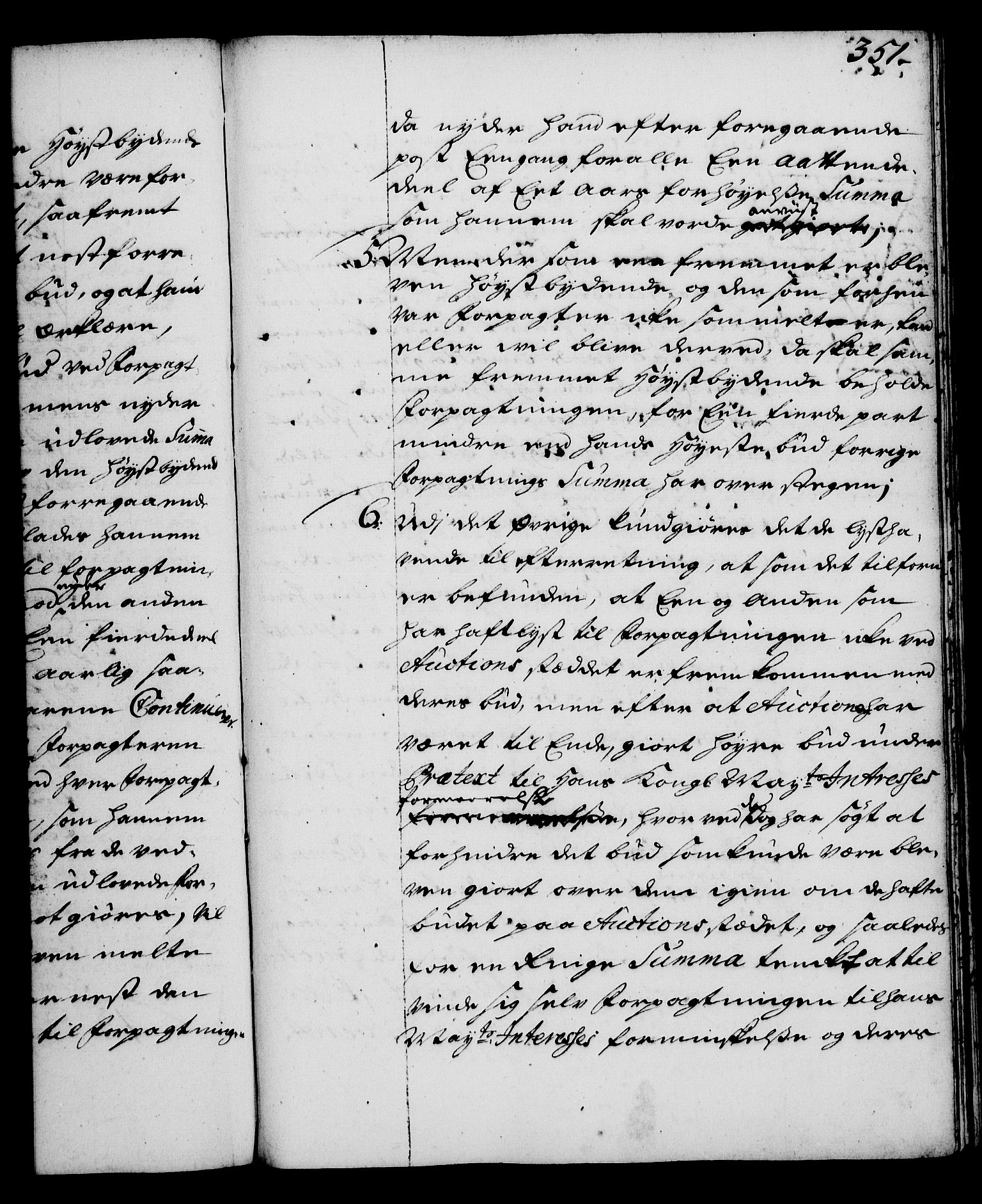 Rentekammeret, Kammerkanselliet, RA/EA-3111/G/Gg/Gga/L0003: Norsk ekspedisjonsprotokoll med register (merket RK 53.3), 1727-1734, s. 351