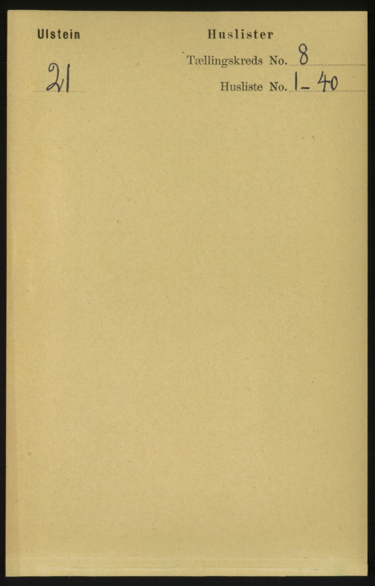 RA, Folketelling 1891 for 1516 Ulstein herred, 1891, s. 2519