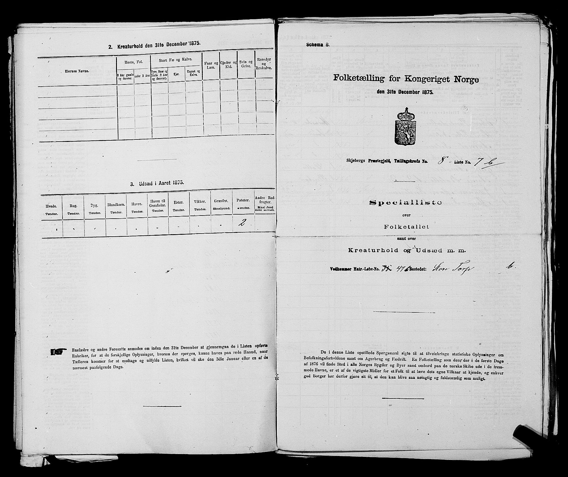 RA, Folketelling 1875 for 0115P Skjeberg prestegjeld, 1875, s. 1346