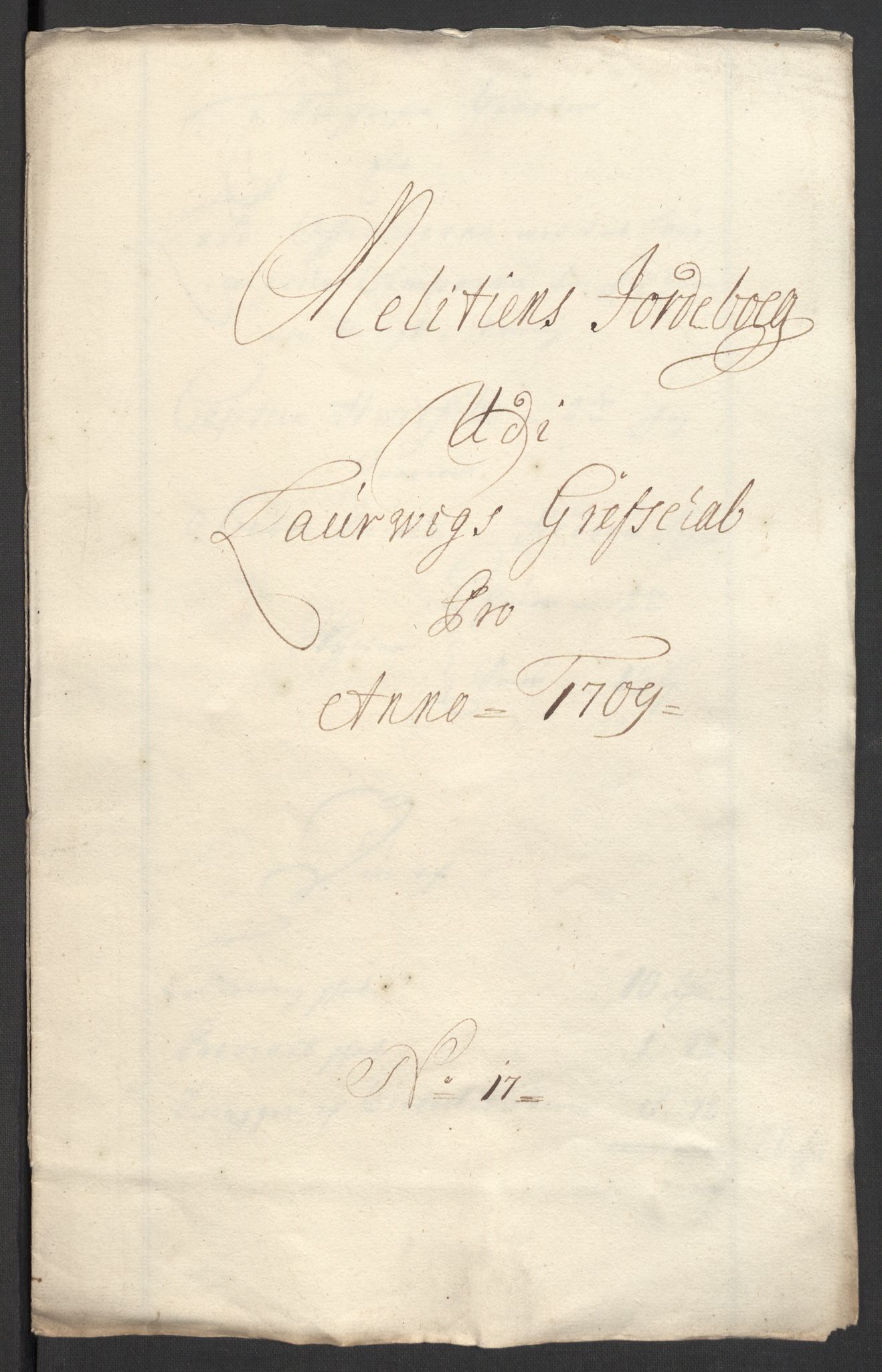 Rentekammeret inntil 1814, Reviderte regnskaper, Fogderegnskap, AV/RA-EA-4092/R33/L1981: Fogderegnskap Larvik grevskap, 1709-1710, s. 191