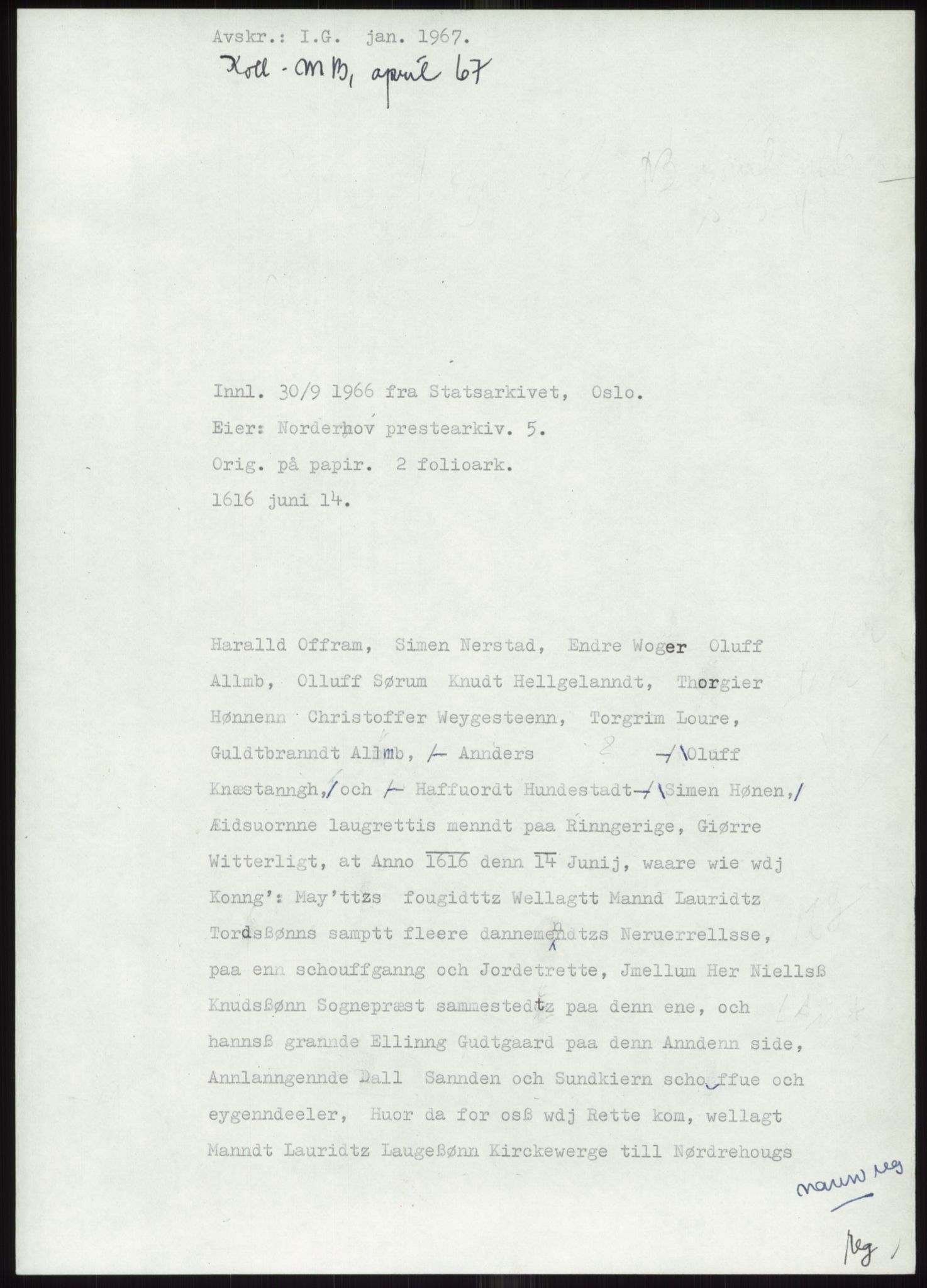Samlinger til kildeutgivelse, Diplomavskriftsamlingen, RA/EA-4053/H/Ha, s. 530