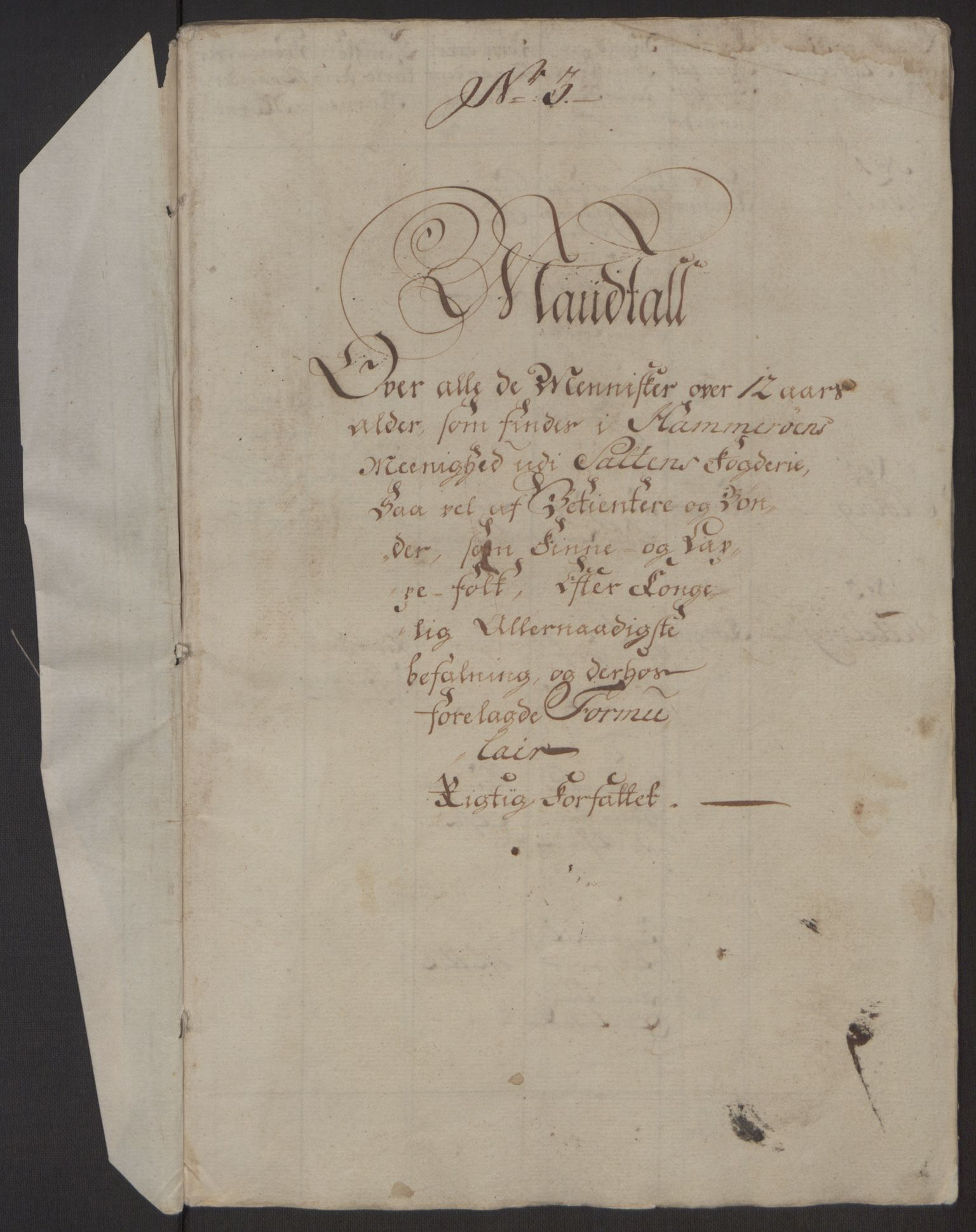 Rentekammeret inntil 1814, Realistisk ordnet avdeling, AV/RA-EA-4070/Ol/L0022a/0001: [Gg 10]: Ekstraskatten, 23.09.1762. Nordlands amt / Salten, 1762-1763, s. 41