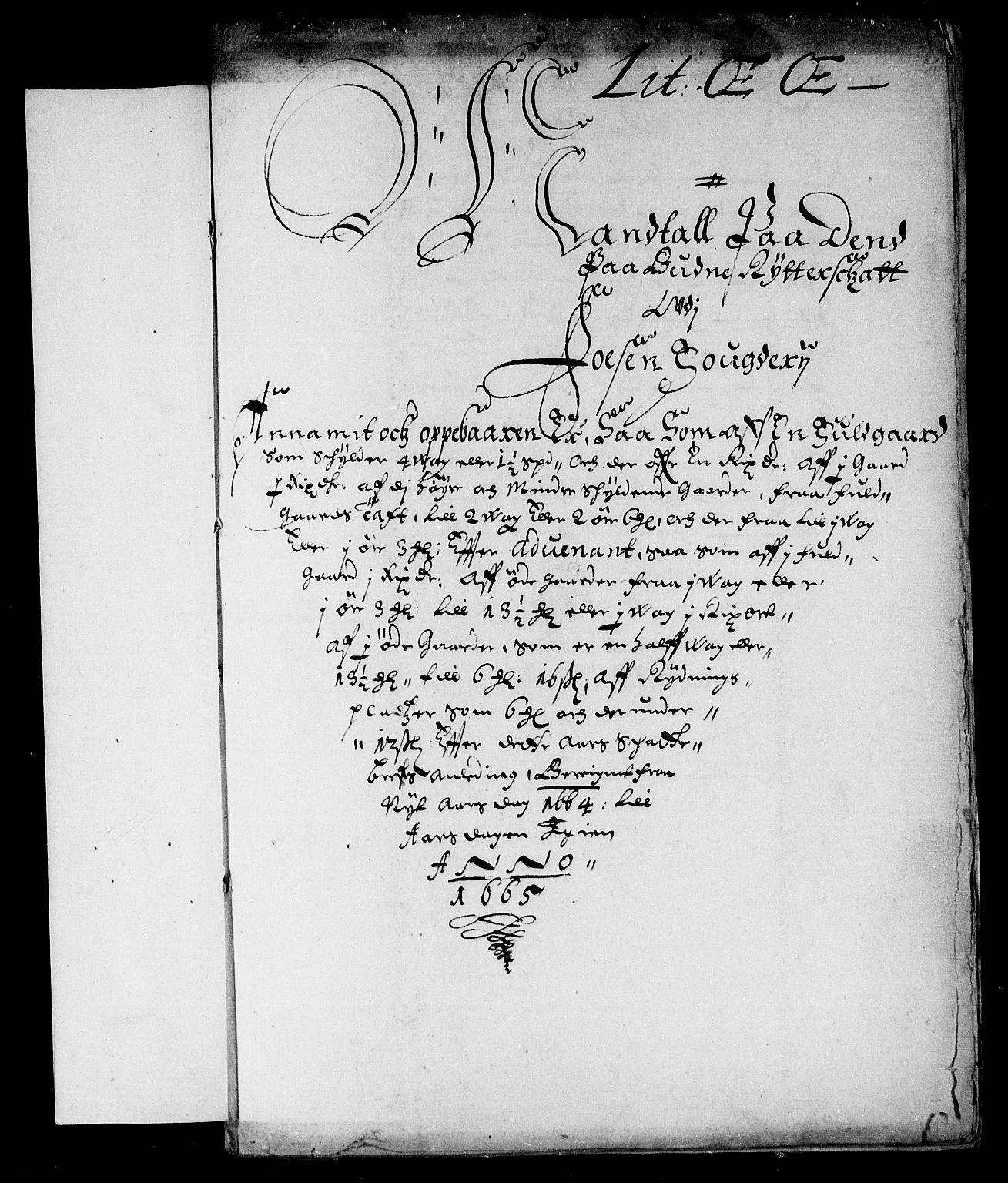 Rentekammeret inntil 1814, Reviderte regnskaper, Stiftamtstueregnskaper, Trondheim stiftamt og Nordland amt, RA/EA-6044/R/Rd/L0010: Trondheim stiftamt, 1664