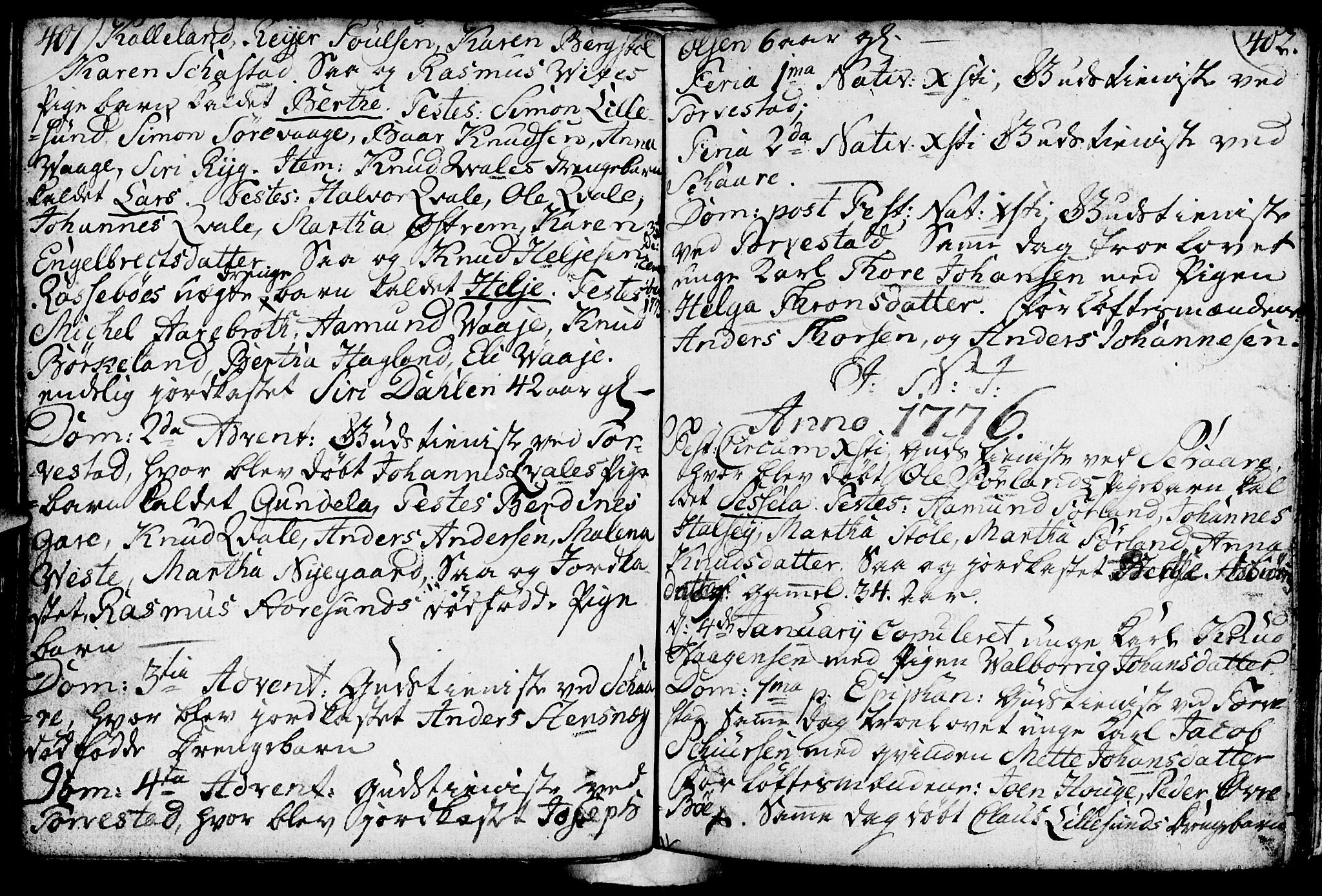 Torvastad sokneprestkontor, AV/SAST-A -101857/H/Ha/Haa/L0001: Ministerialbok nr. A 1, 1753-1800, s. 401-402