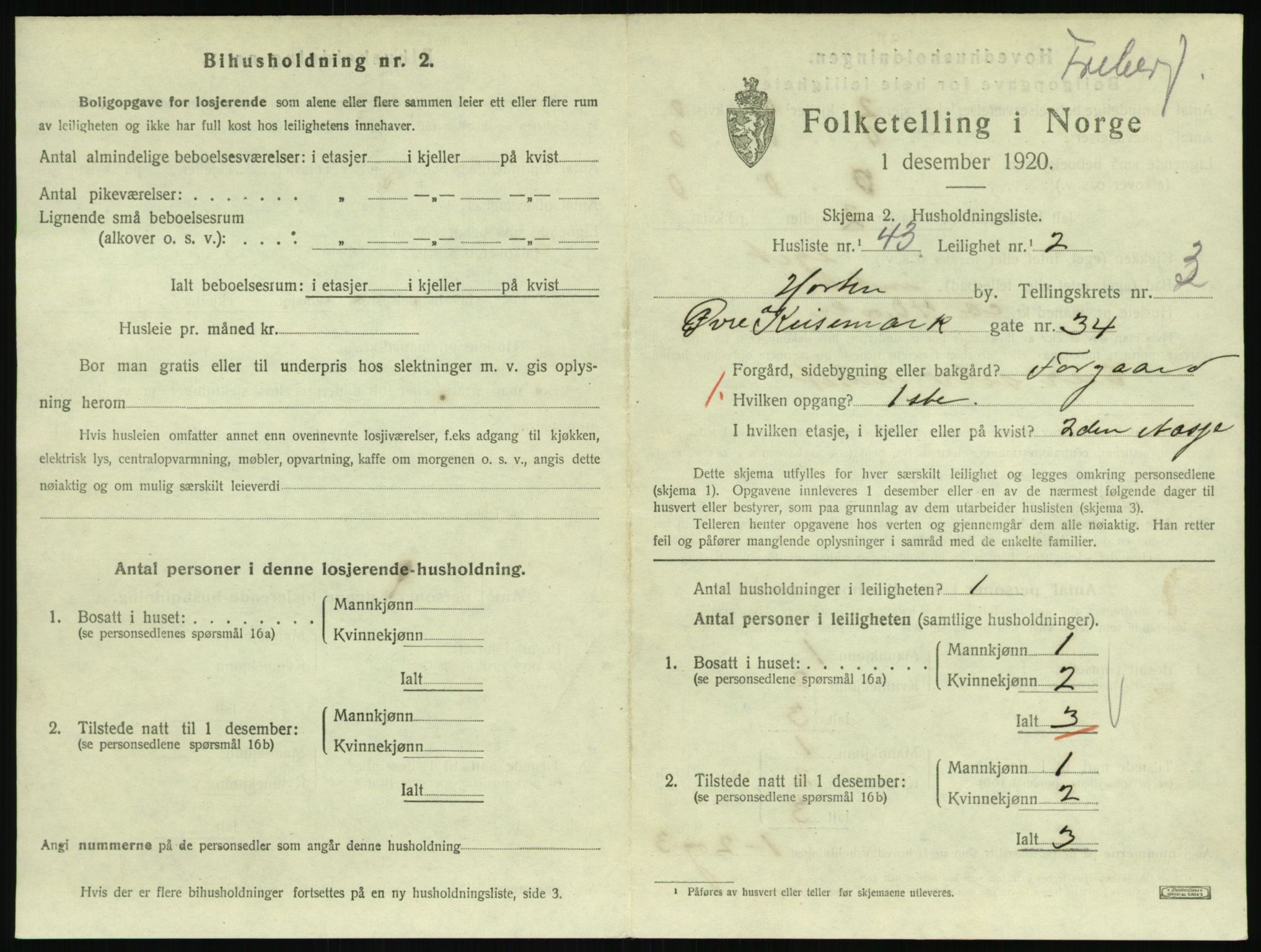 SAKO, Folketelling 1920 for 0703 Horten kjøpstad, 1920, s. 4289