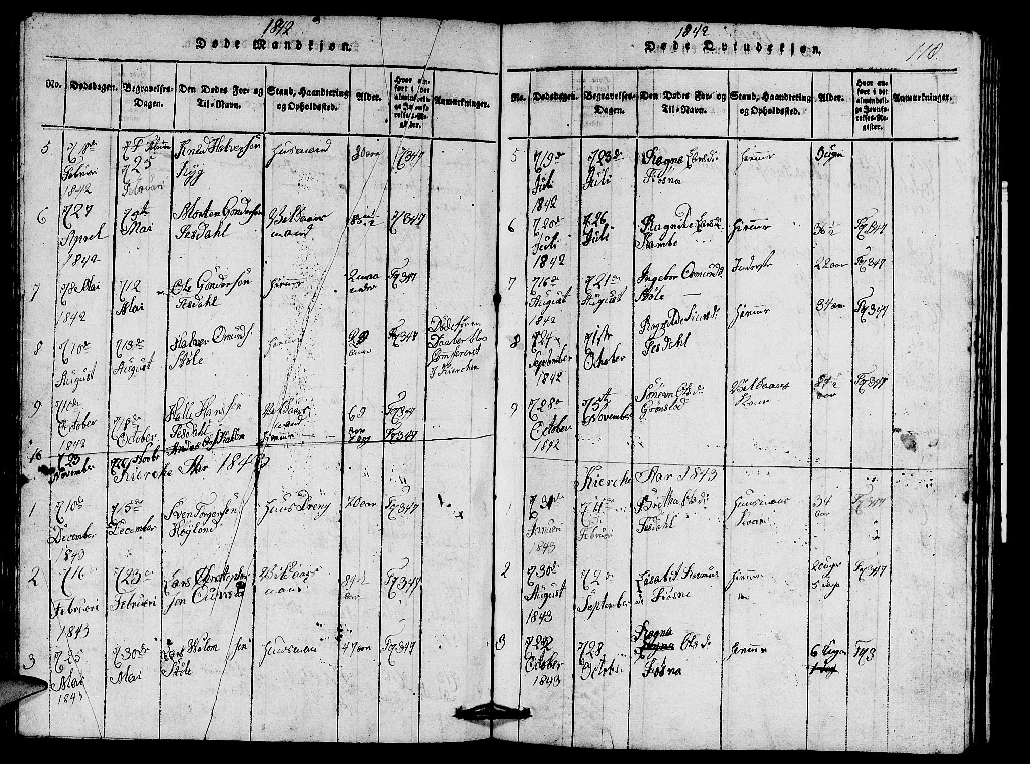 Etne sokneprestembete, AV/SAB-A-75001/H/Hab: Klokkerbok nr. A 1, 1815-1849, s. 118