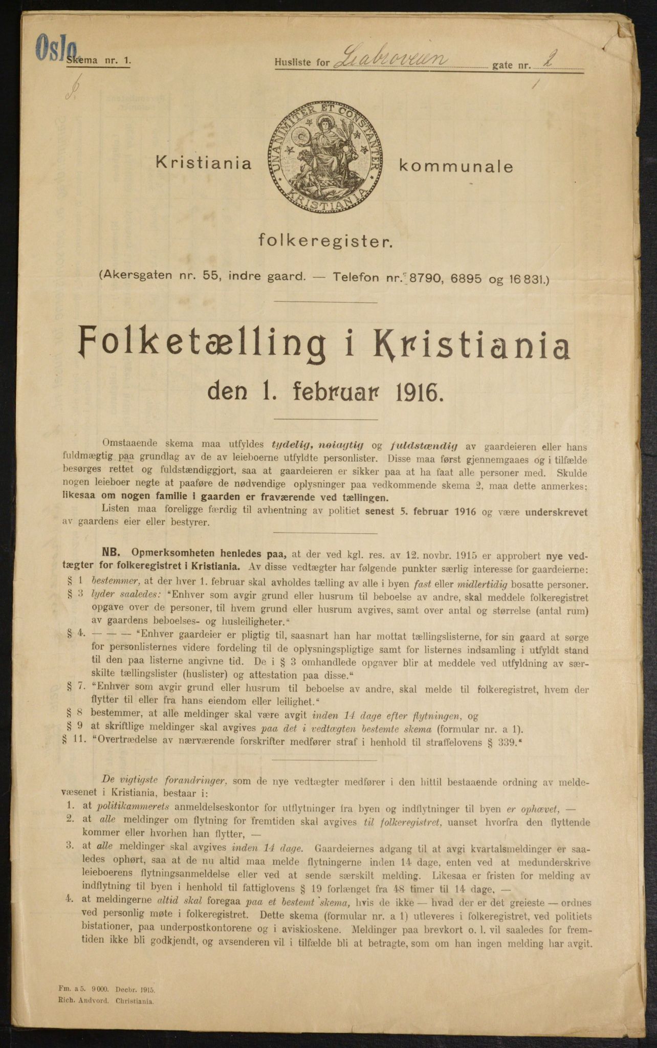 OBA, Kommunal folketelling 1.2.1916 for Kristiania, 1916, s. 59079
