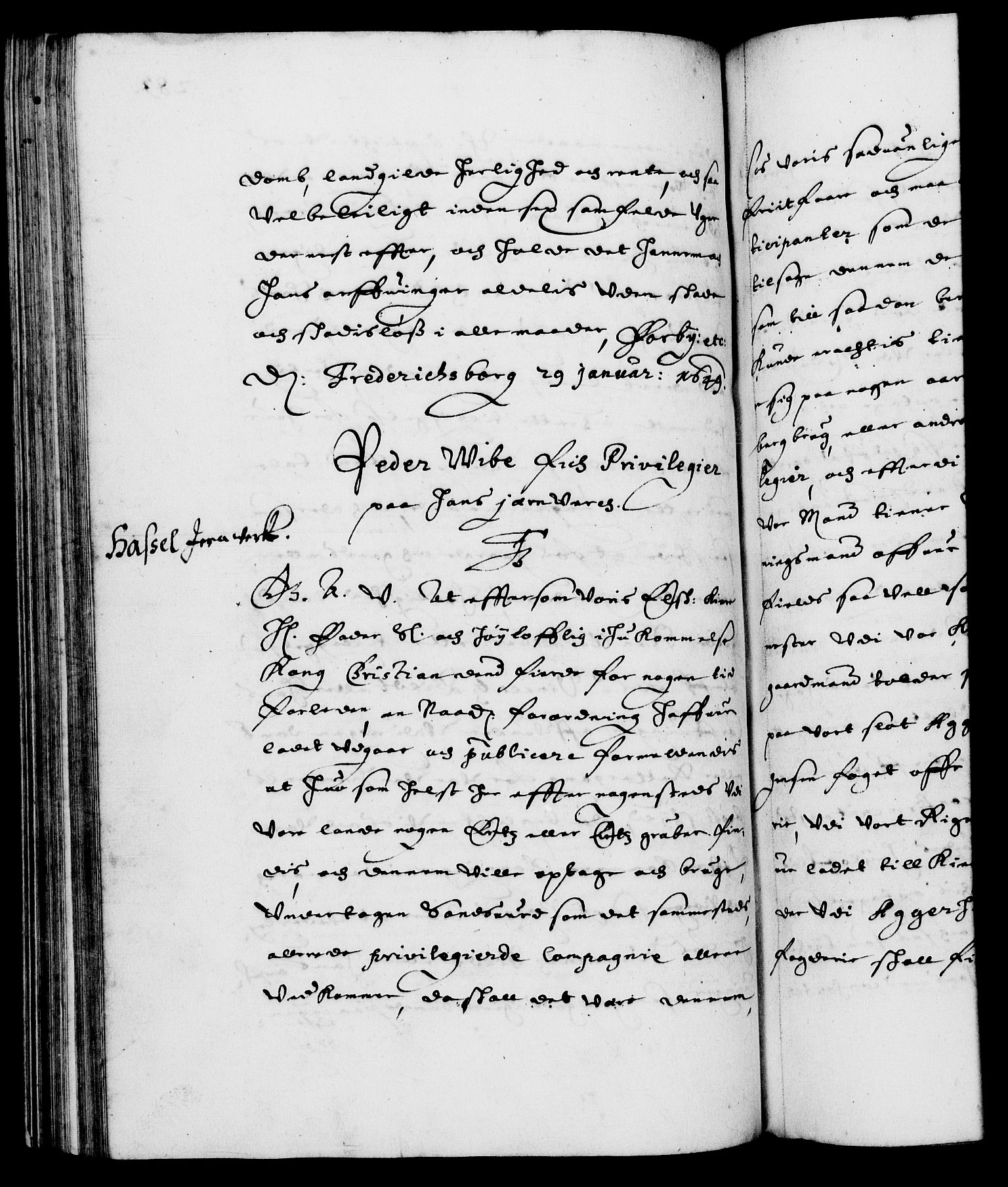Danske Kanselli 1572-1799, RA/EA-3023/F/Fc/Fca/Fcaa/L0007: Norske registre (mikrofilm), 1648-1650, s. 283b