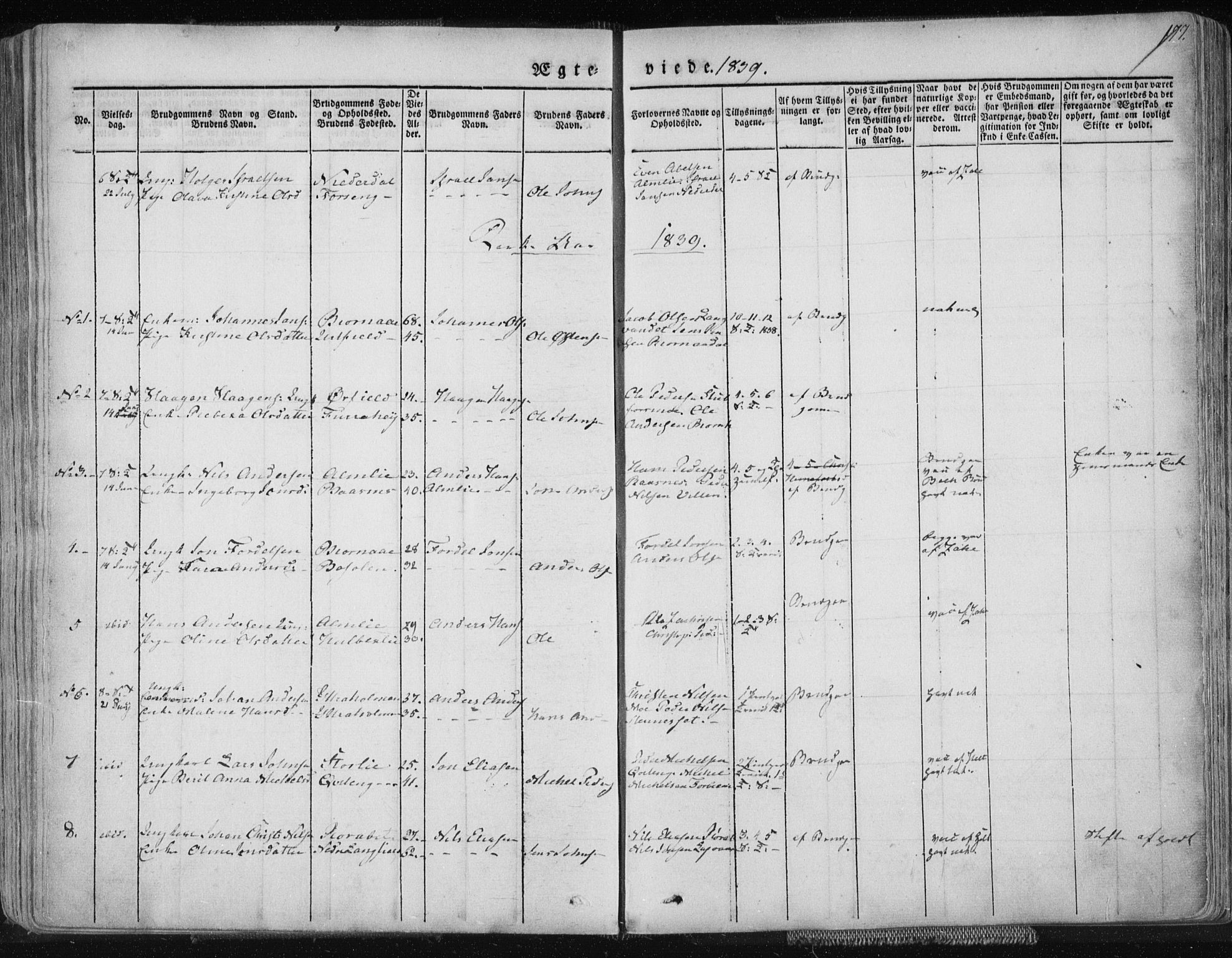 Ministerialprotokoller, klokkerbøker og fødselsregistre - Nordland, SAT/A-1459/827/L0390: Ministerialbok nr. 827A02, 1826-1841, s. 177