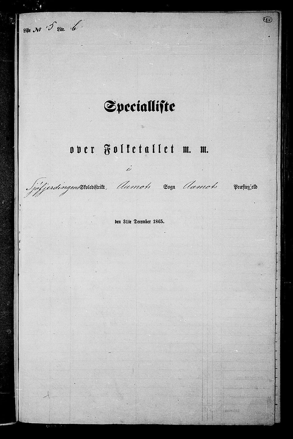 RA, Folketelling 1865 for 0429P Åmot prestegjeld, 1865, s. 114