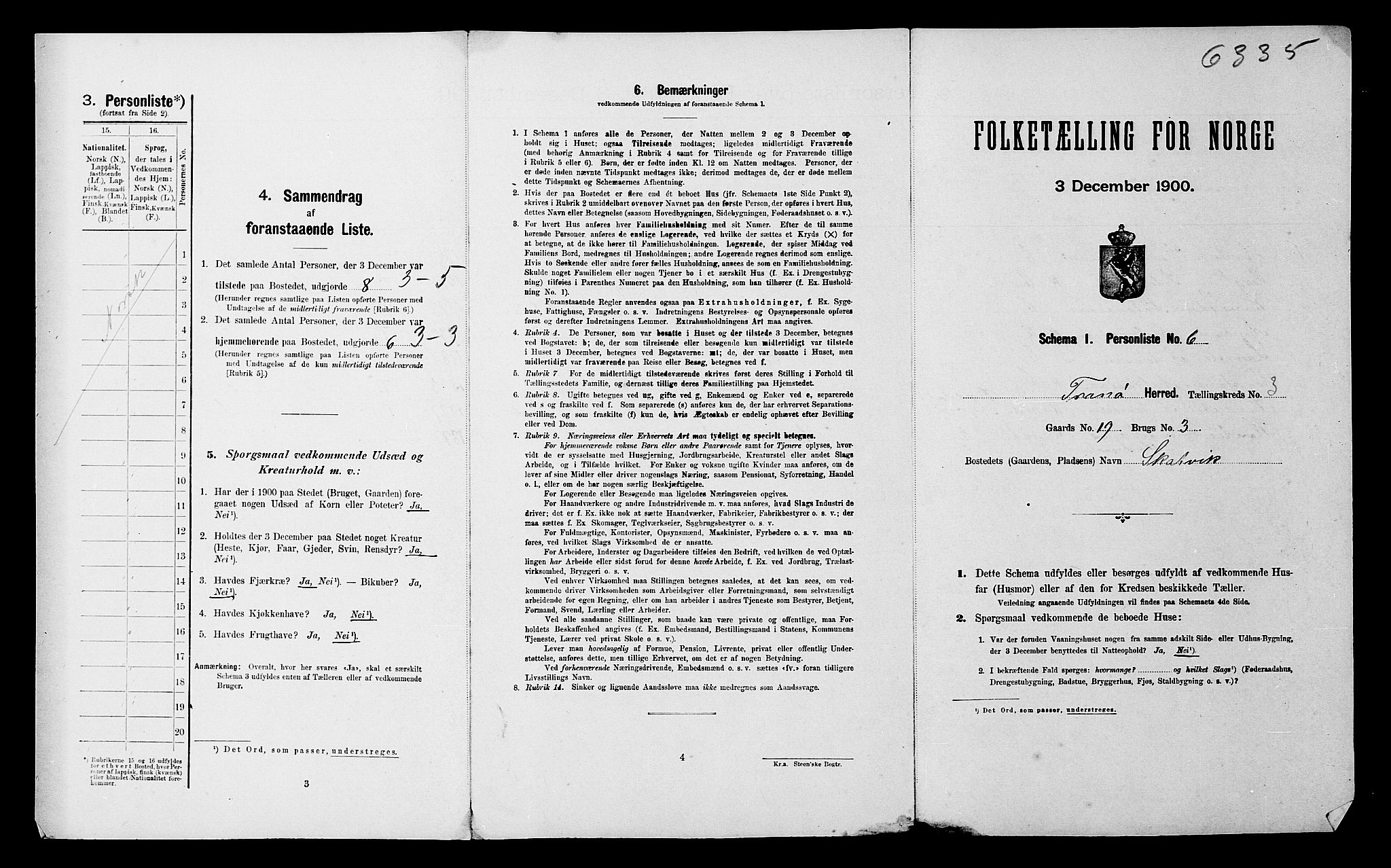 SATØ, Folketelling 1900 for 1927 Tranøy herred, 1900, s. 449