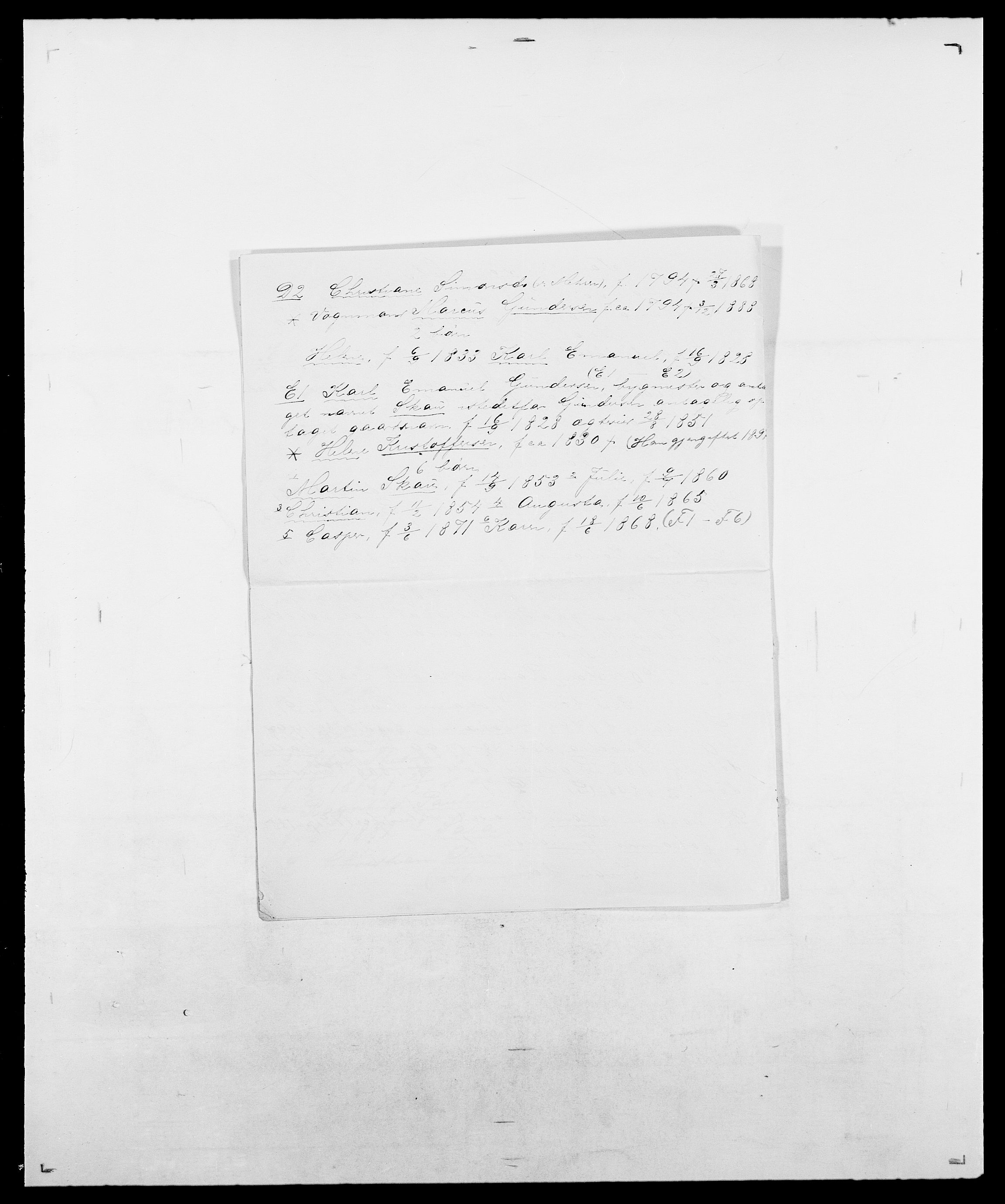 Delgobe, Charles Antoine - samling, SAO/PAO-0038/D/Da/L0026: Mechelby - Montoppidan, s. 111