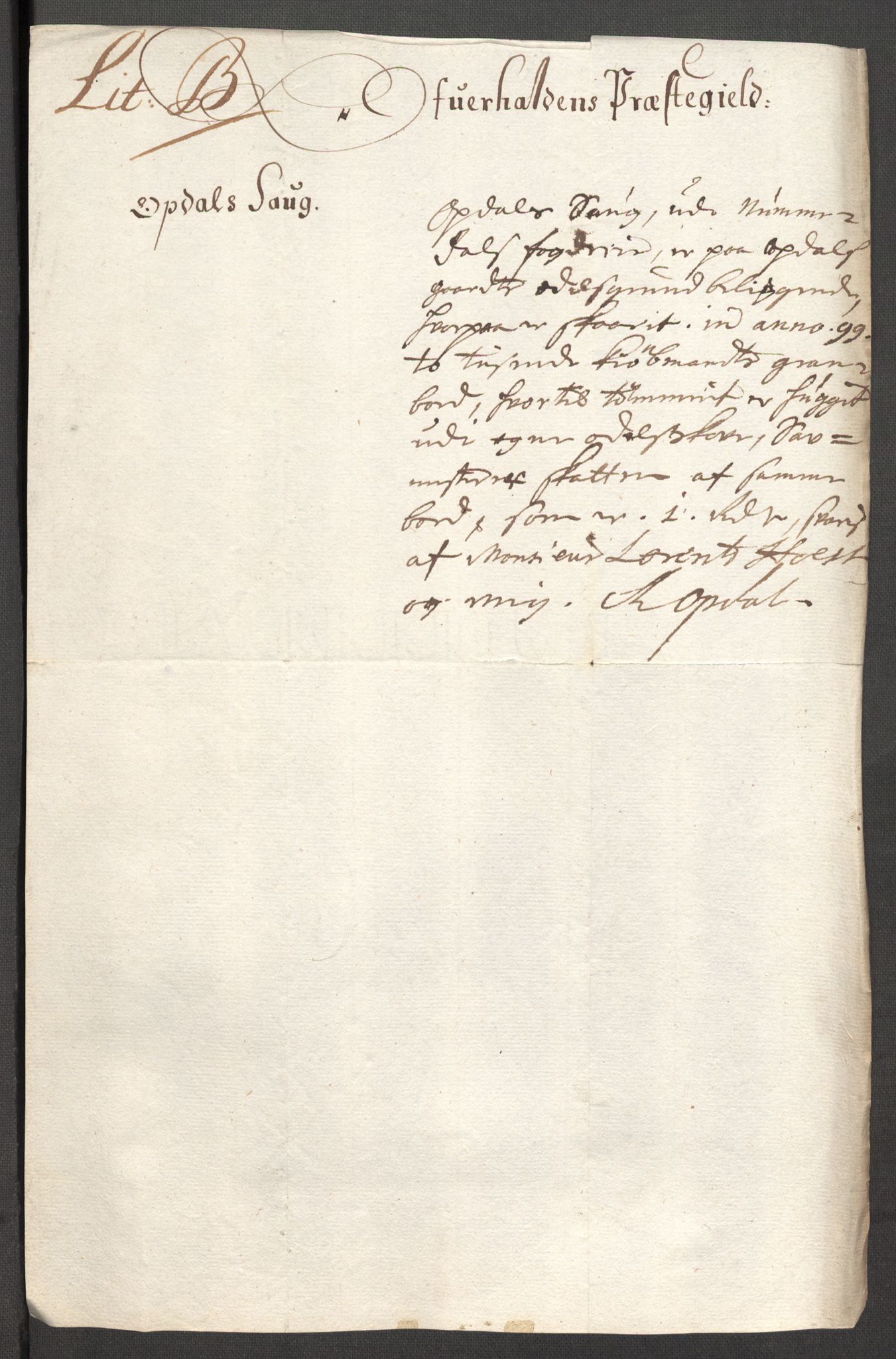 Rentekammeret inntil 1814, Reviderte regnskaper, Fogderegnskap, RA/EA-4092/R64/L4426: Fogderegnskap Namdal, 1699-1700, s. 95