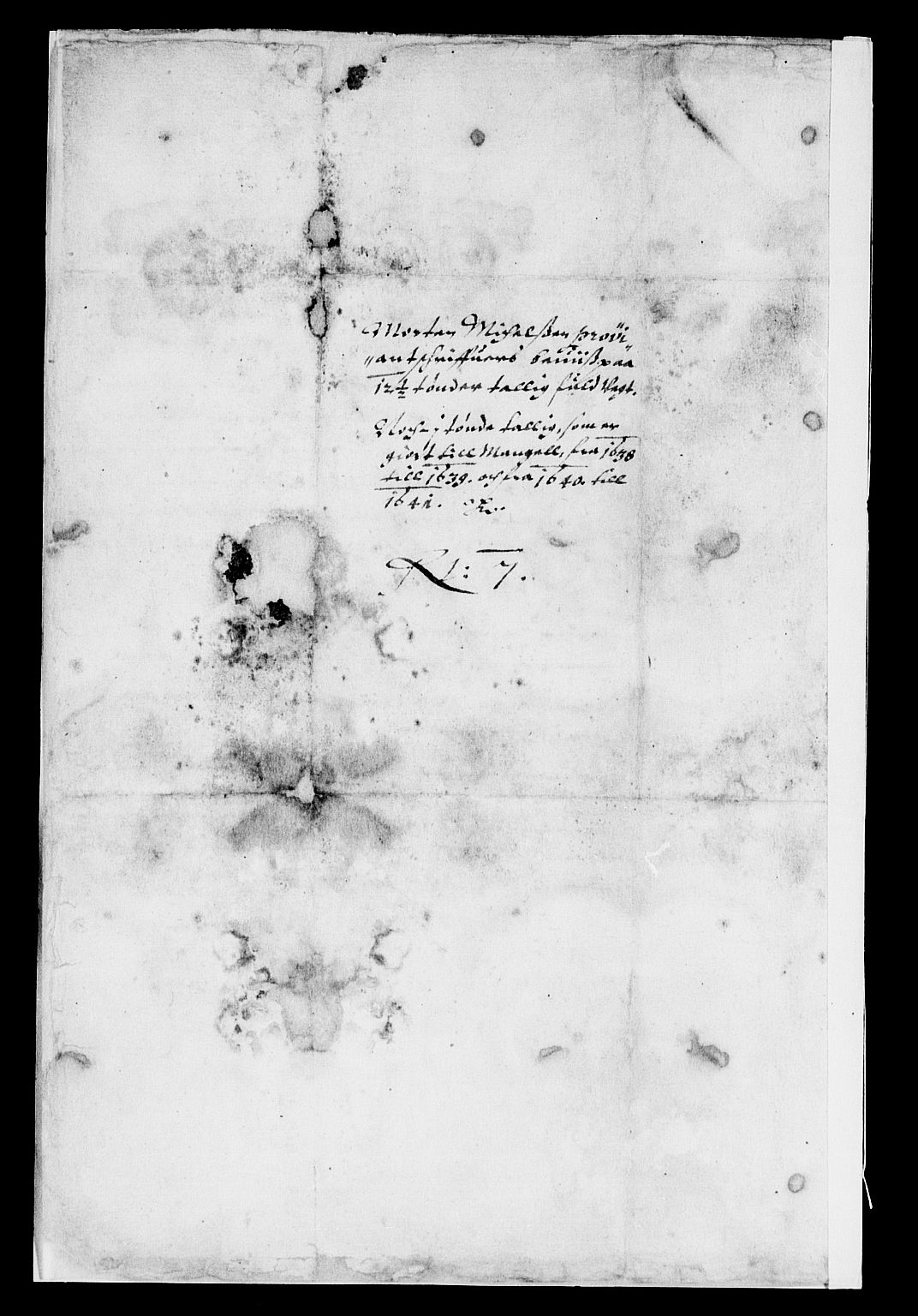 Rentekammeret inntil 1814, Reviderte regnskaper, Lensregnskaper, AV/RA-EA-5023/R/Rb/Rbr/L0013: Lista len, 1640-1642