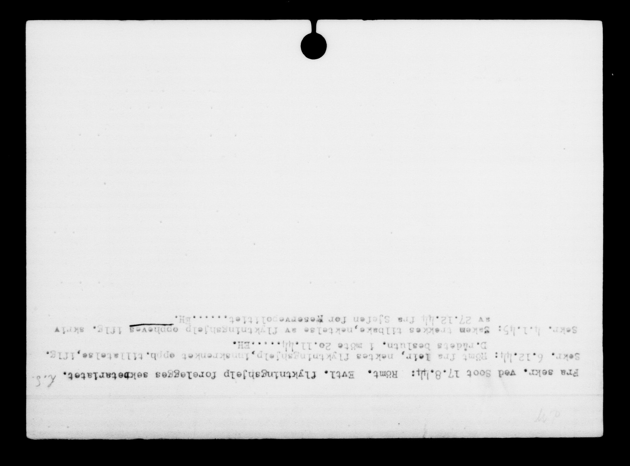 Utenriksstasjonene, Legasjonen i Stockholm, Flyktningkontoret, AV/RA-S-6753/V/Va/L0010: Kjesäterkartoteket, flyktninger med registreringsnr. 22000-25314, 1940-1945, s. 1219