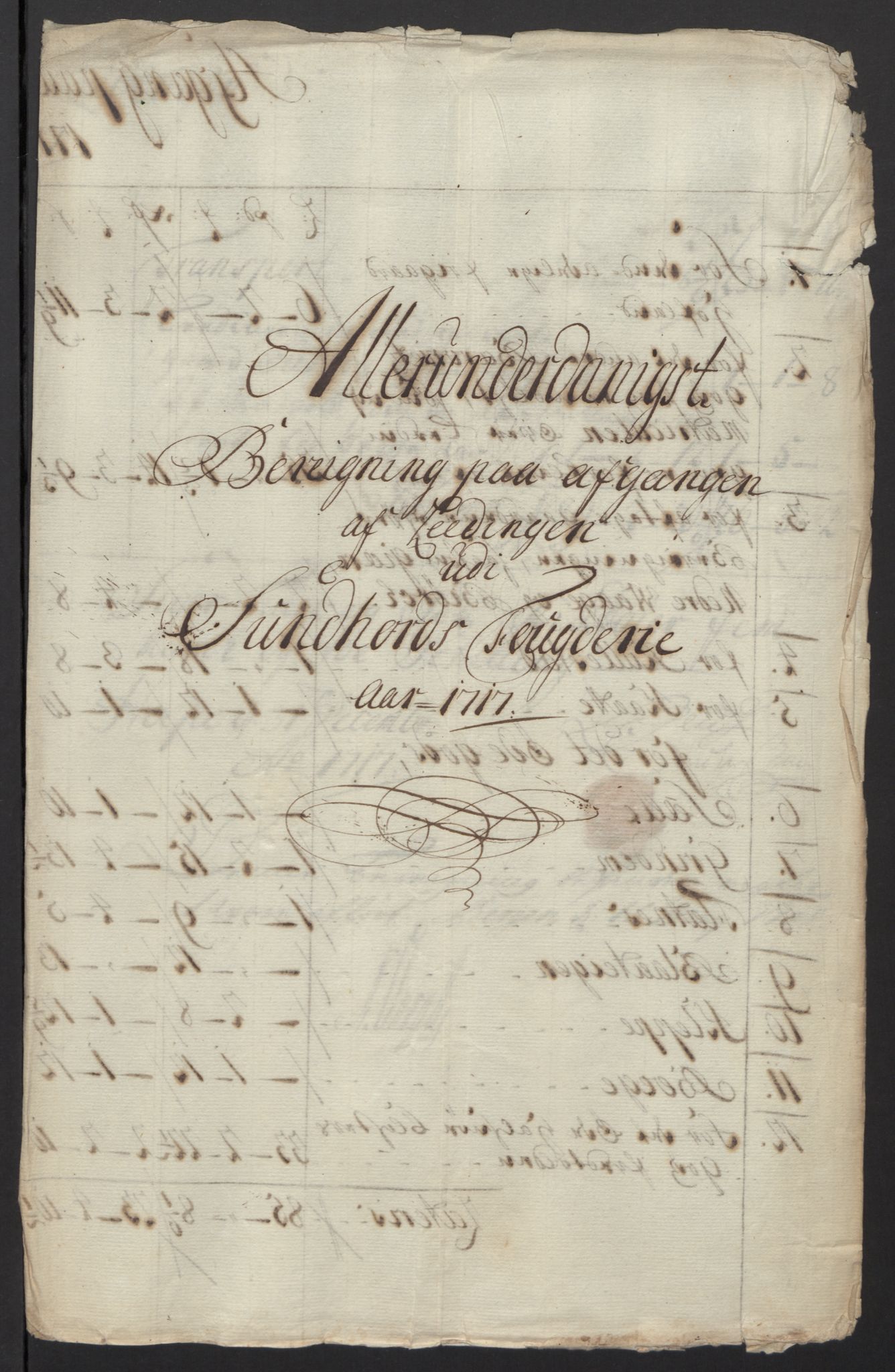 Rentekammeret inntil 1814, Reviderte regnskaper, Fogderegnskap, RA/EA-4092/R48/L2994: Fogderegnskap Sunnhordland og Hardanger, 1717, s. 305