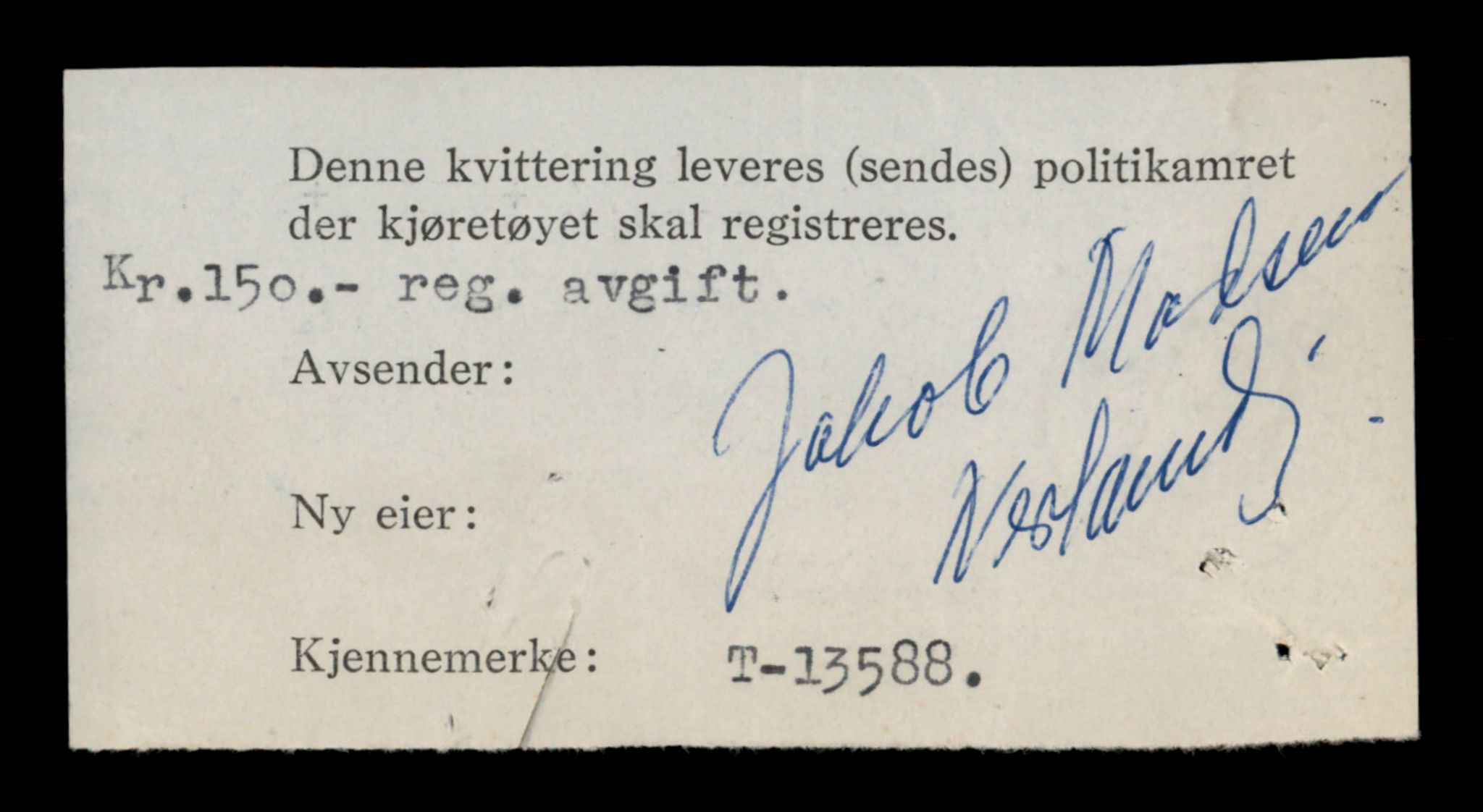 Møre og Romsdal vegkontor - Ålesund trafikkstasjon, AV/SAT-A-4099/F/Fe/L0040: Registreringskort for kjøretøy T 13531 - T 13709, 1927-1998, s. 1040
