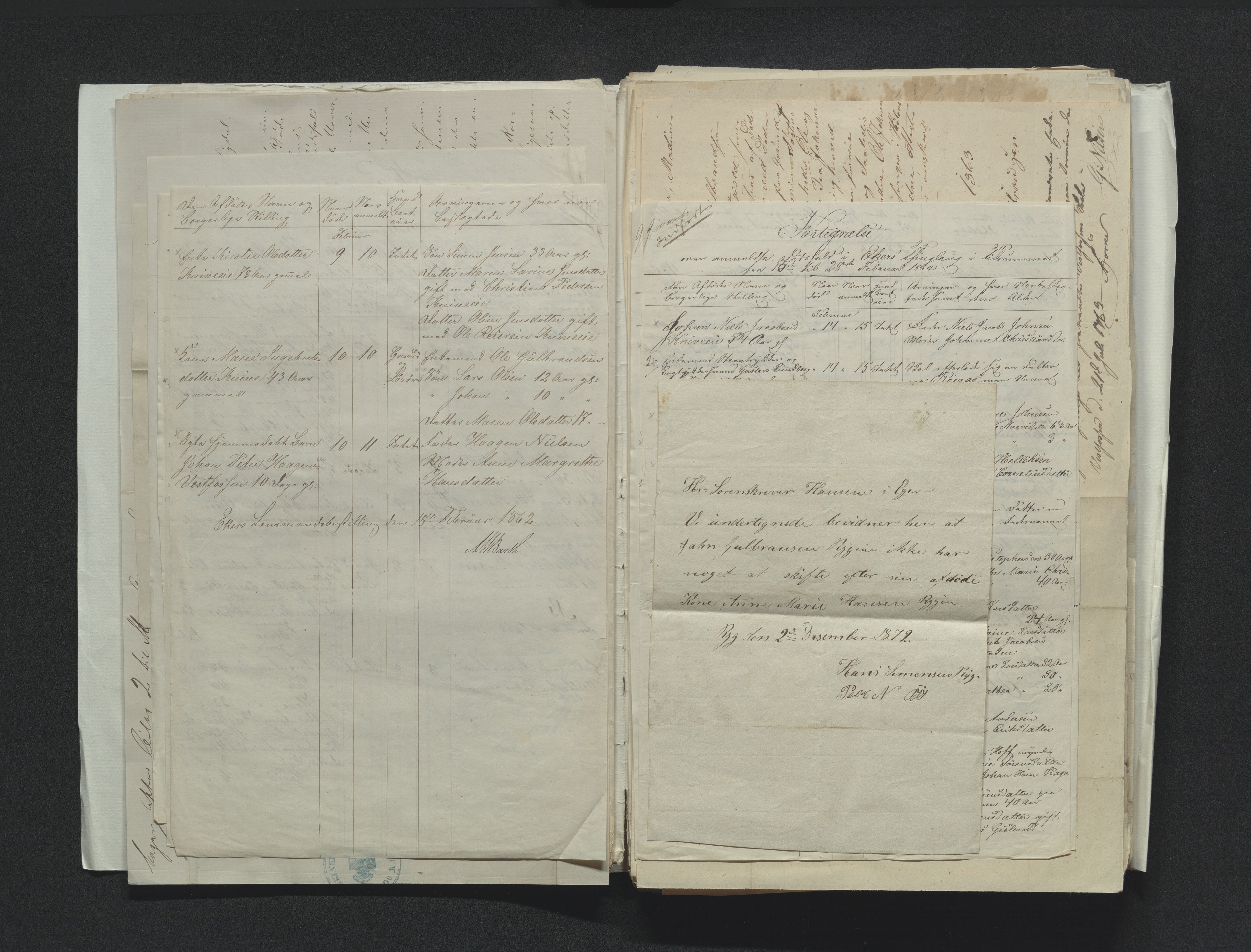 Eiker, Modum og Sigdal sorenskriveri, AV/SAKO-A-123/H/Ha/Hab/L0011: Dødsfallsmeldinger, 1862-1865, s. 14