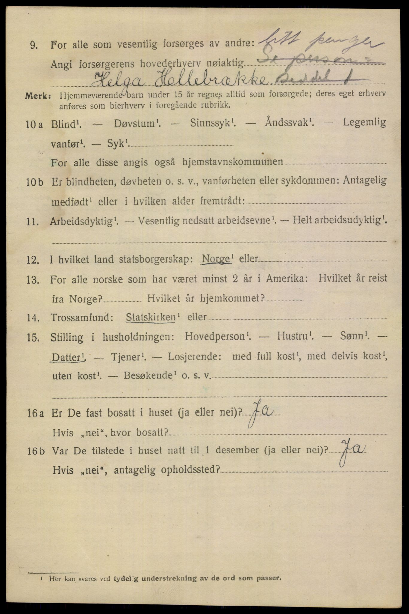 SAKO, Folketelling 1920 for 0807 Notodden kjøpstad, 1920, s. 13095