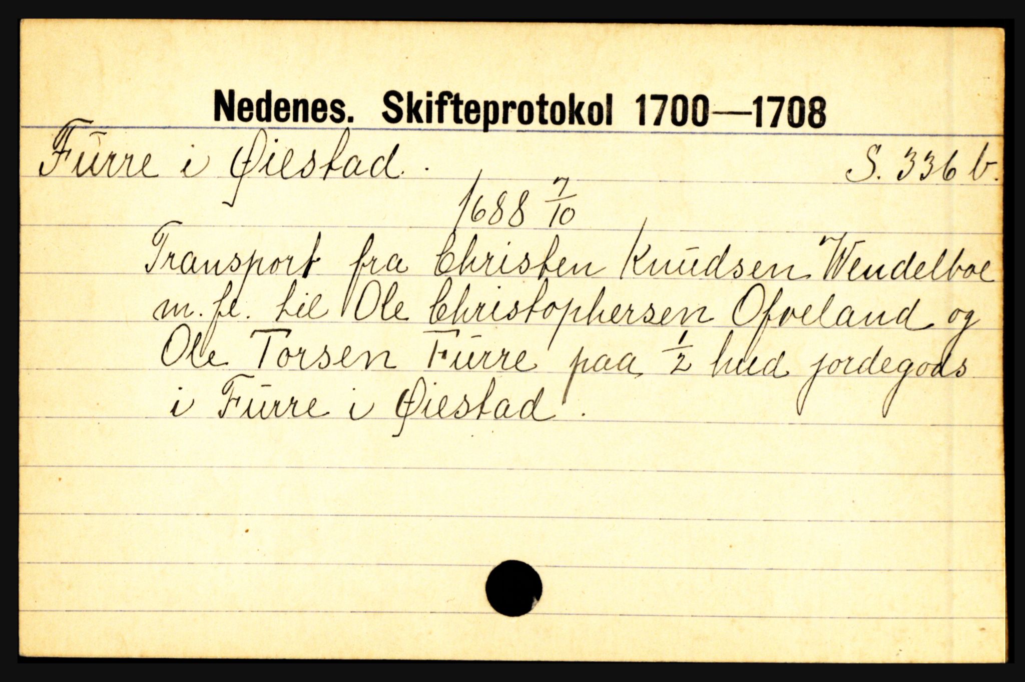 Nedenes sorenskriveri før 1824, AV/SAK-1221-0007/H, s. 7915