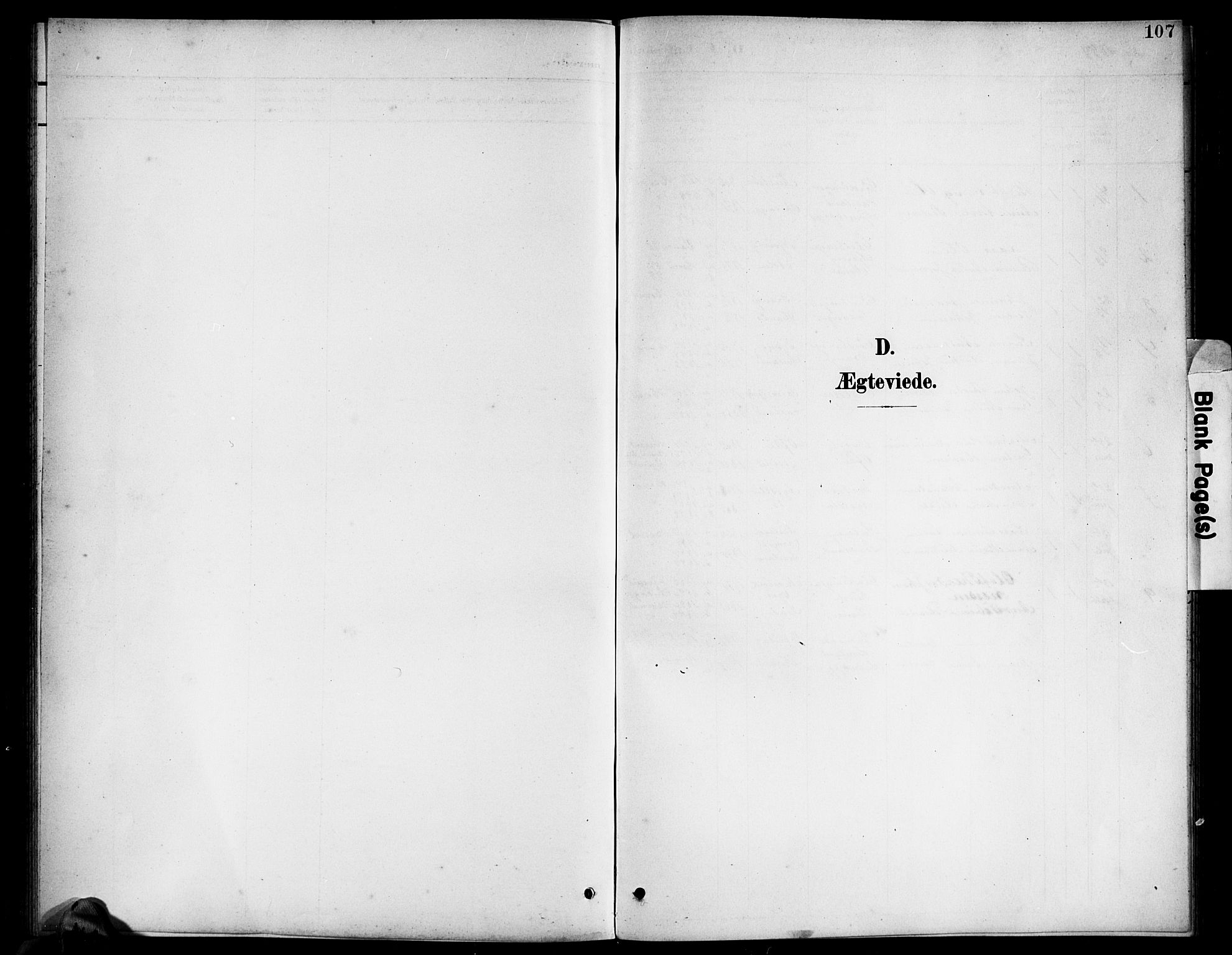 Herad sokneprestkontor, SAK/1111-0018/F/Fb/Fba/L0005: Klokkerbok nr. B 5, 1899-1921, s. 107