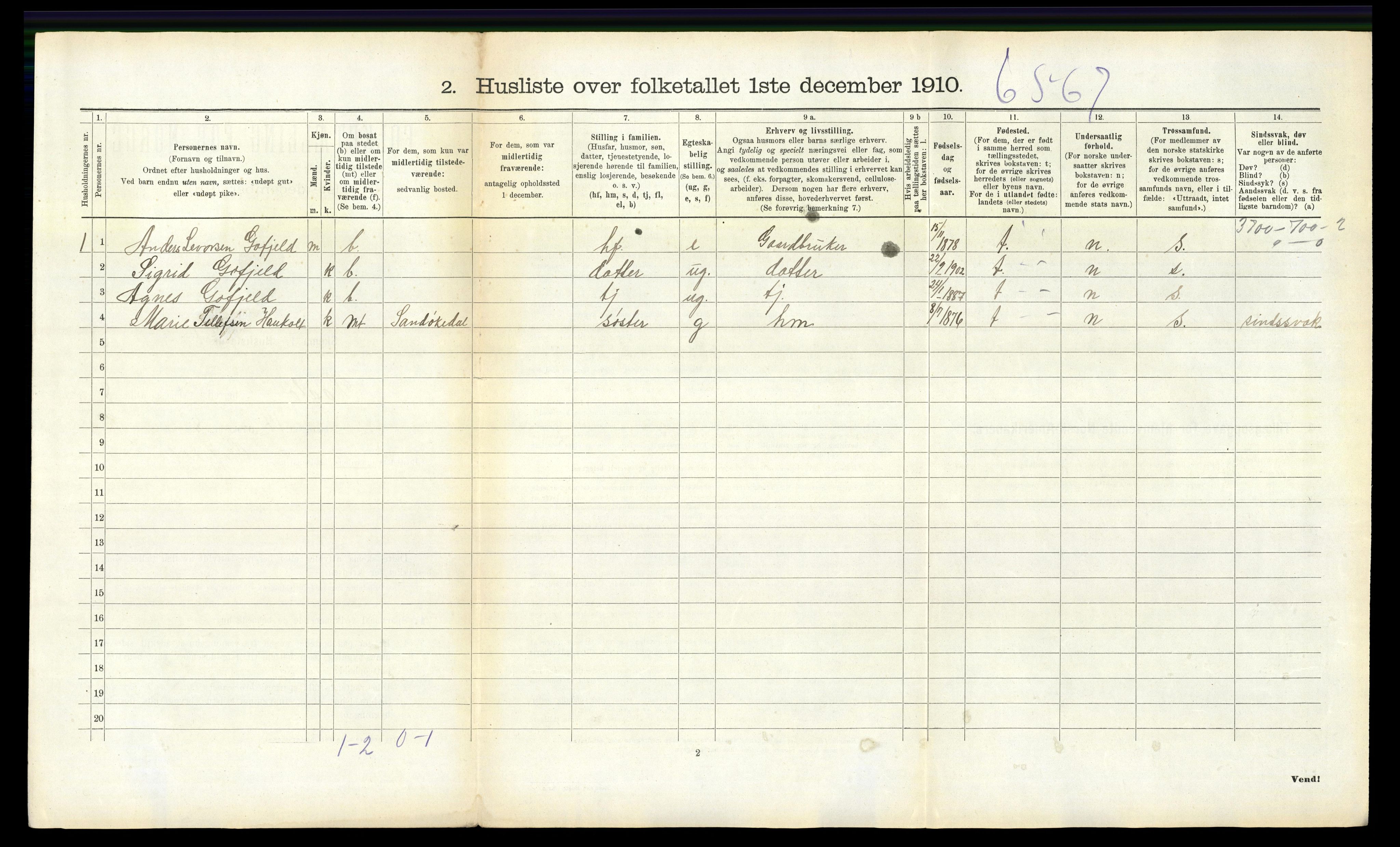 RA, Folketelling 1910 for 0815 Skåtøy herred, 1910, s. 924