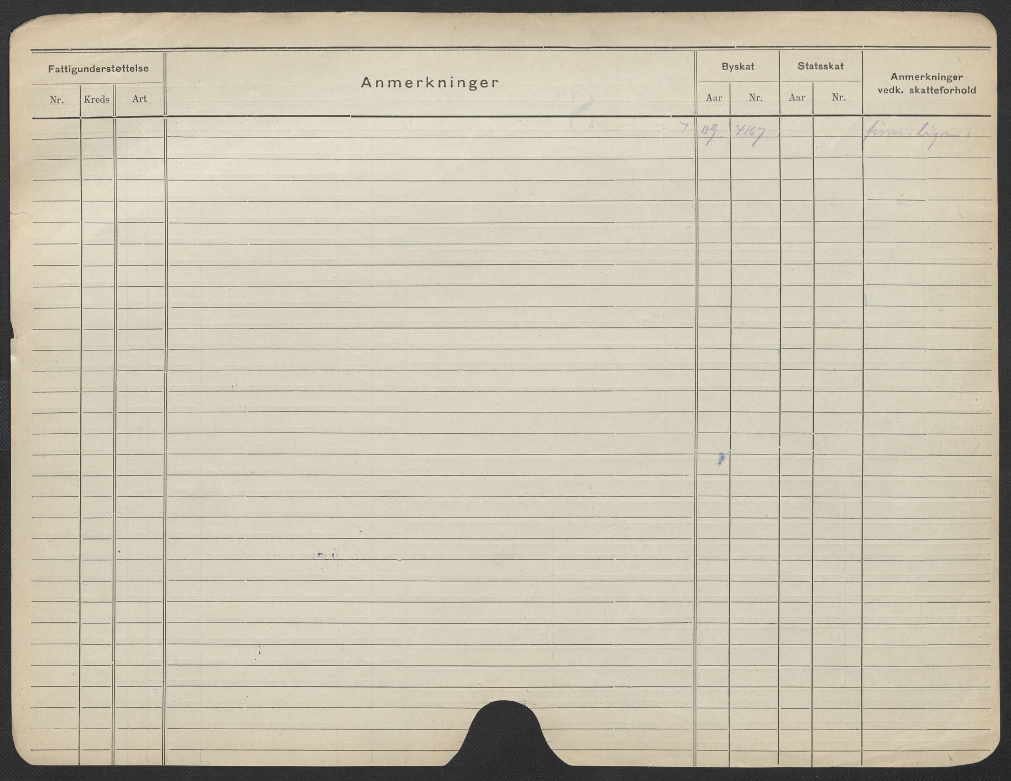 Oslo folkeregister, Registerkort, SAO/A-11715/F/Fa/Fac/L0013: Kvinner, 1906-1914, s. 50b