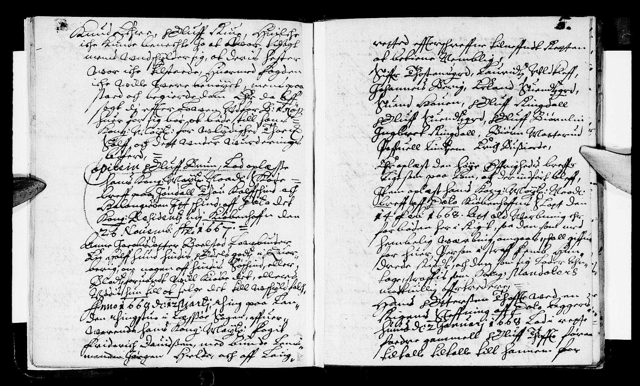 Sorenskriverier i Gudbrandsdalen, AV/SAH-TING-036/G/Gb/Gba/L0007: Tingbok - Nord-Gudbrandsdal, 1668, s. 4b-5a