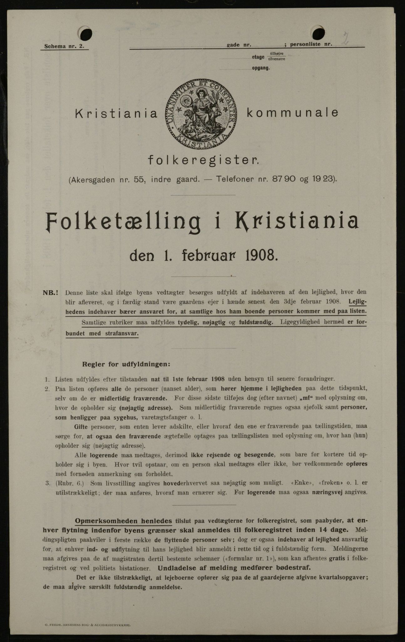 OBA, Kommunal folketelling 1.2.1908 for Kristiania kjøpstad, 1908, s. 24031