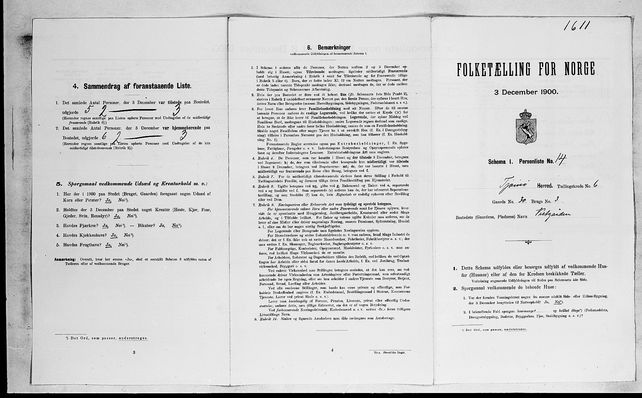 RA, Folketelling 1900 for 0723 Tjøme herred, 1900, s. 1057