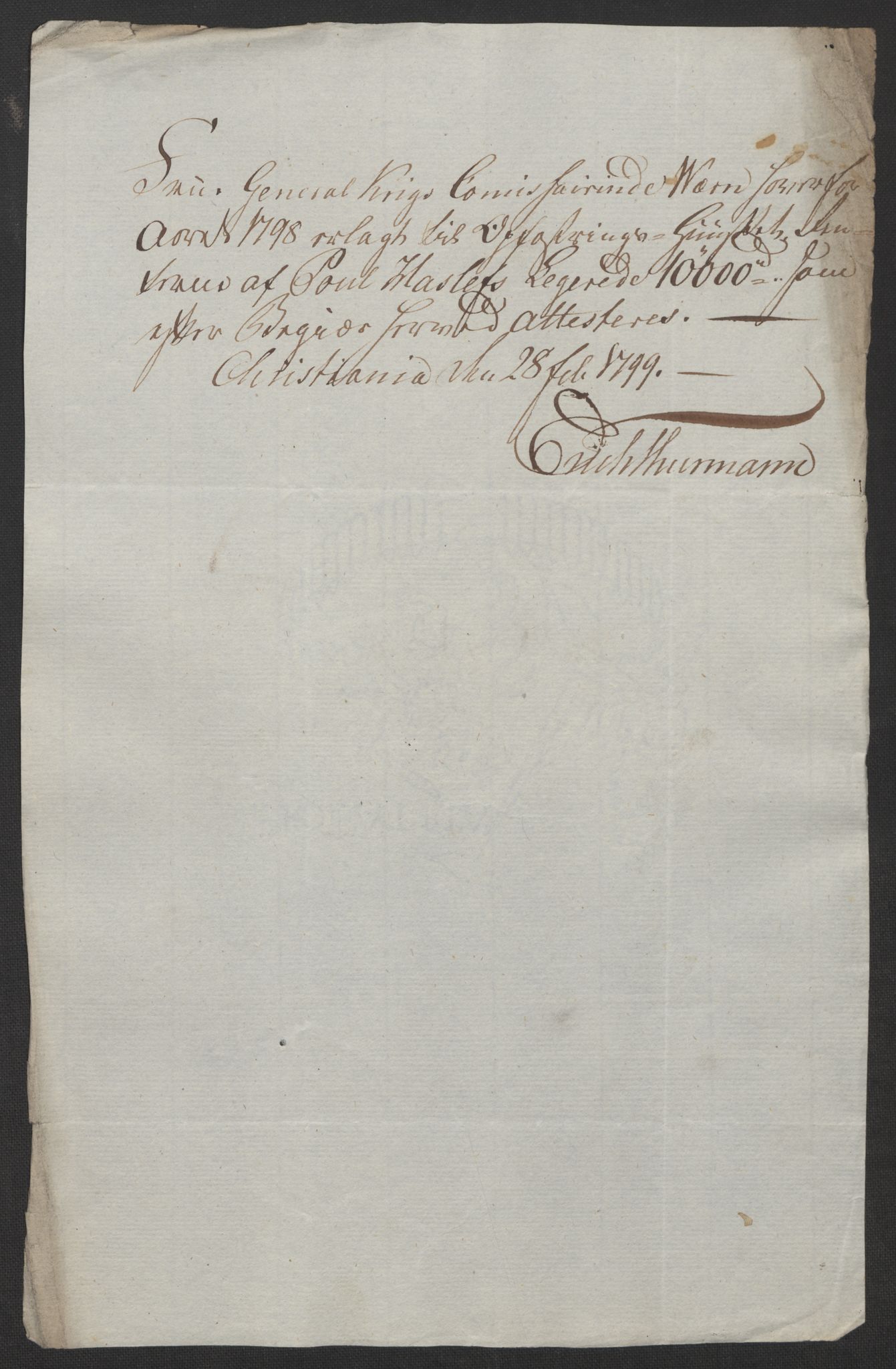 Rentekammeret inntil 1814, Reviderte regnskaper, Fogderegnskap, AV/RA-EA-4092/R11/L0674: Fogderegnskap Nedre Romerike, 1798, s. 455