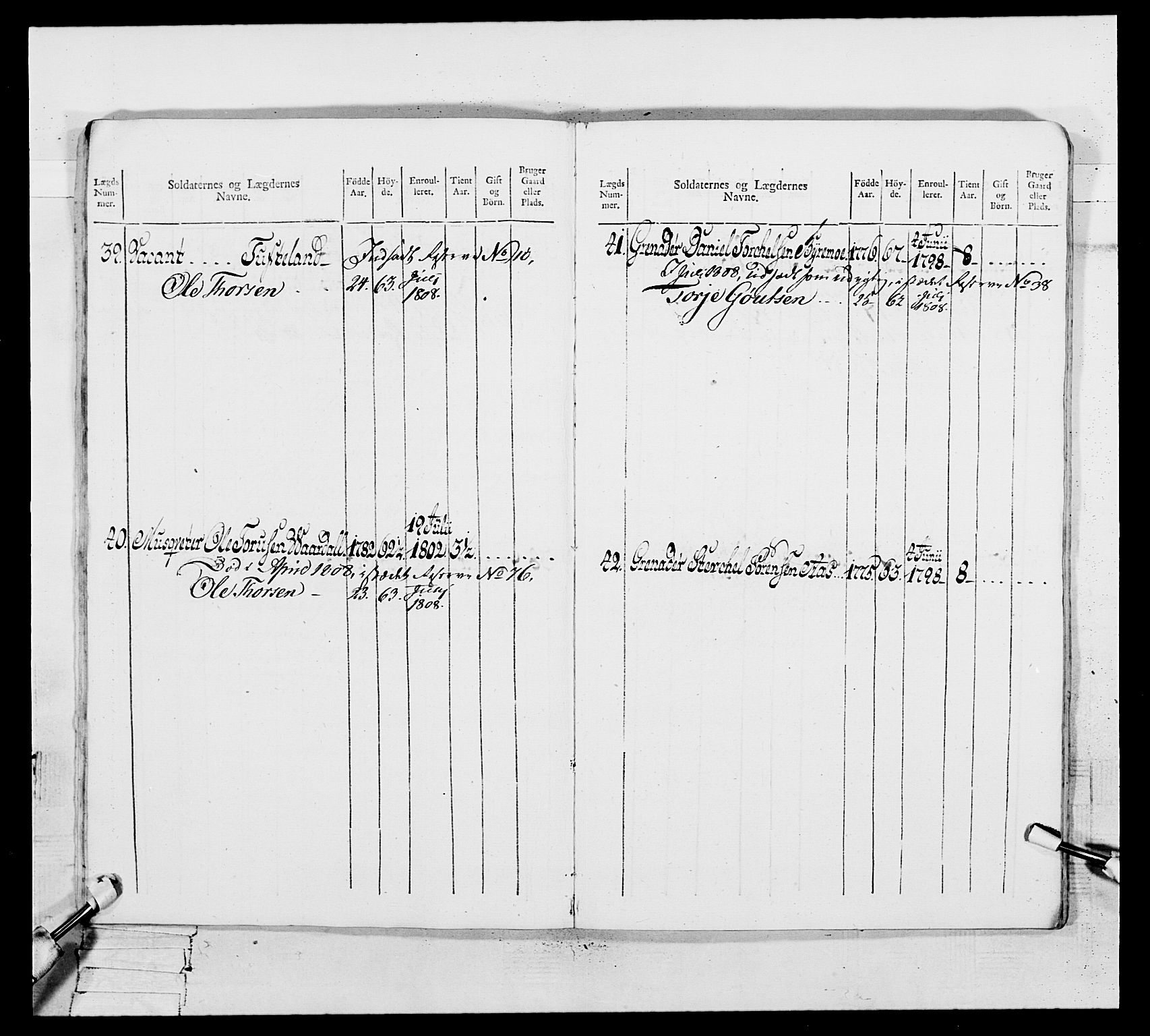 Generalitets- og kommissariatskollegiet, Det kongelige norske kommissariatskollegium, AV/RA-EA-5420/E/Eh/L0109: Vesterlenske nasjonale infanteriregiment, 1806, s. 332
