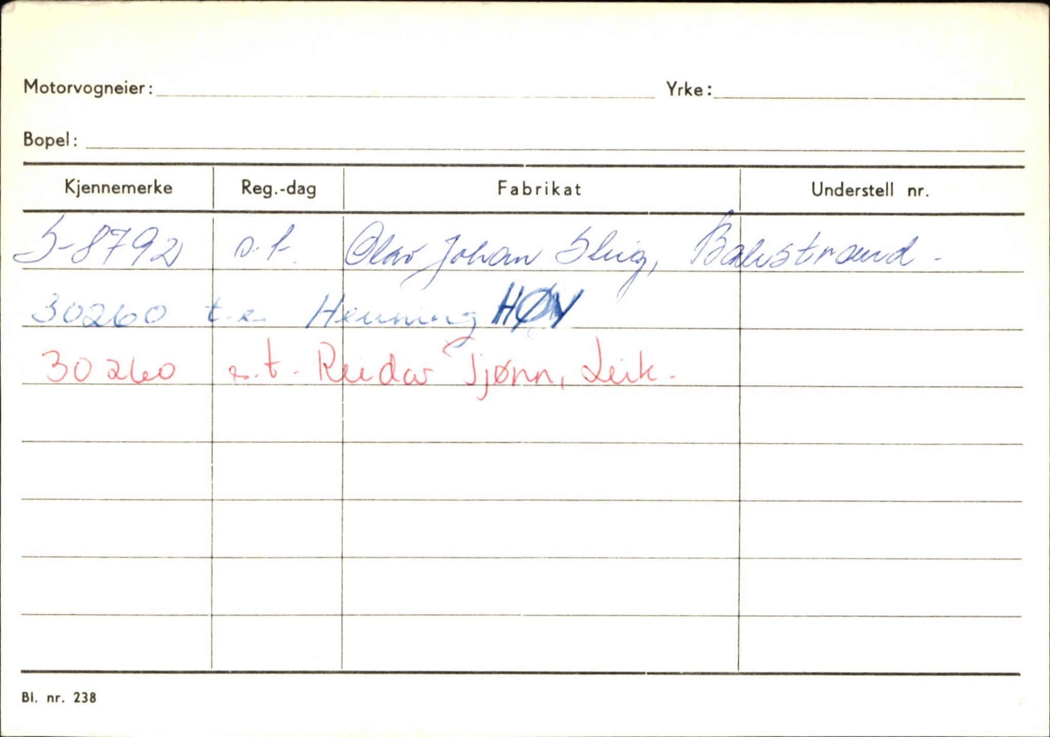 Statens vegvesen, Sogn og Fjordane vegkontor, AV/SAB-A-5301/4/F/L0132: Eigarregister Askvoll A-Å. Balestrand A-Å, 1945-1975, s. 1786