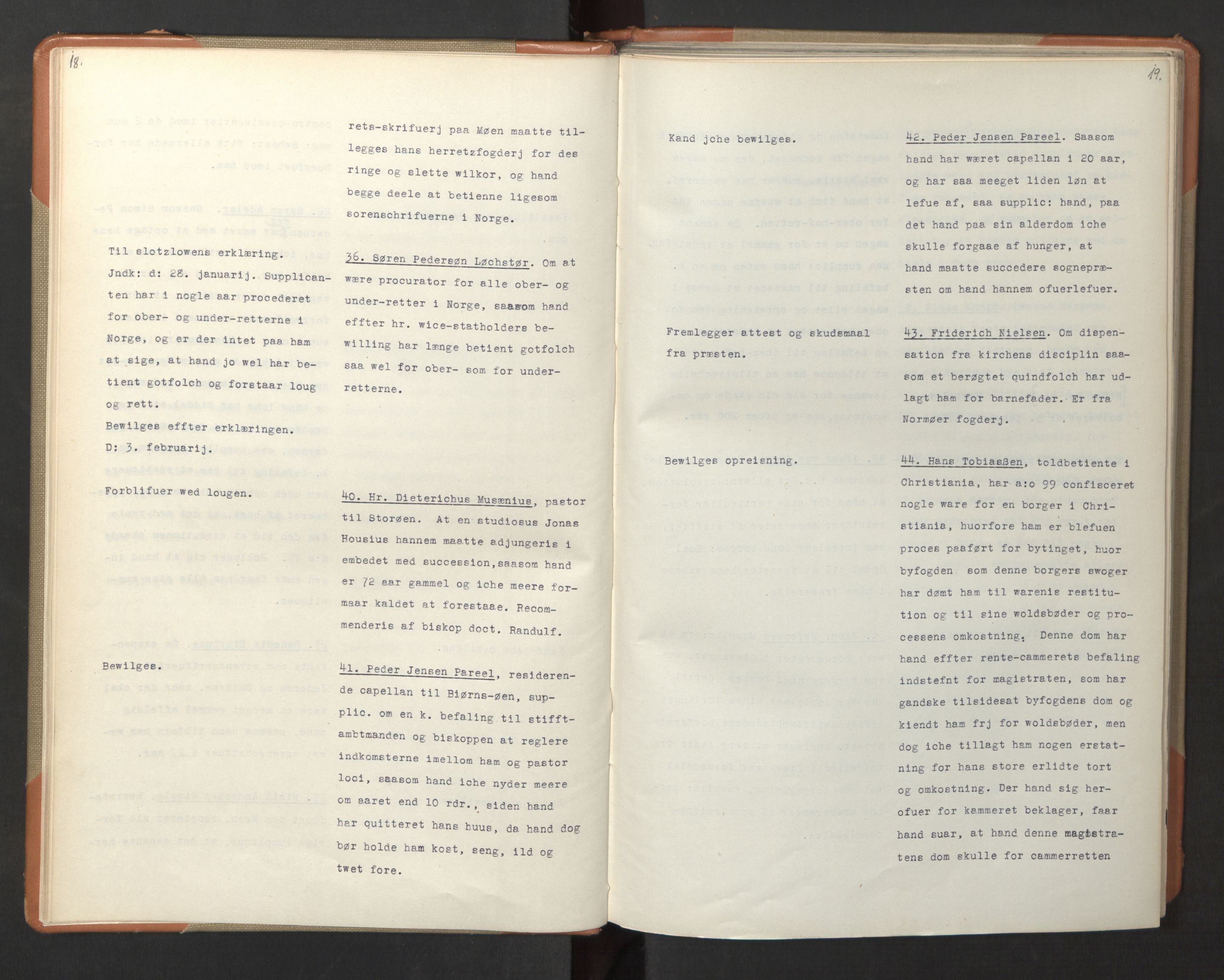 Avskriftsamlingen, RA/EA-4022/F/Fa/L0070: Supplikker, 1702, s. 13