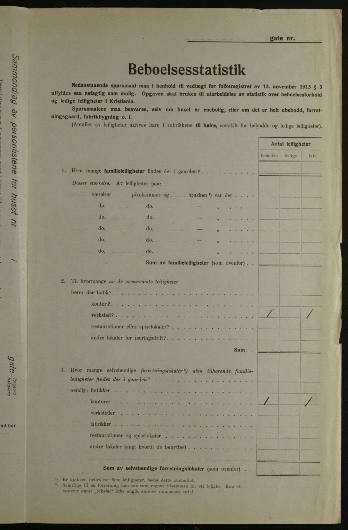 OBA, Kommunal folketelling 1.12.1923 for Kristiania, 1923, s. 106460