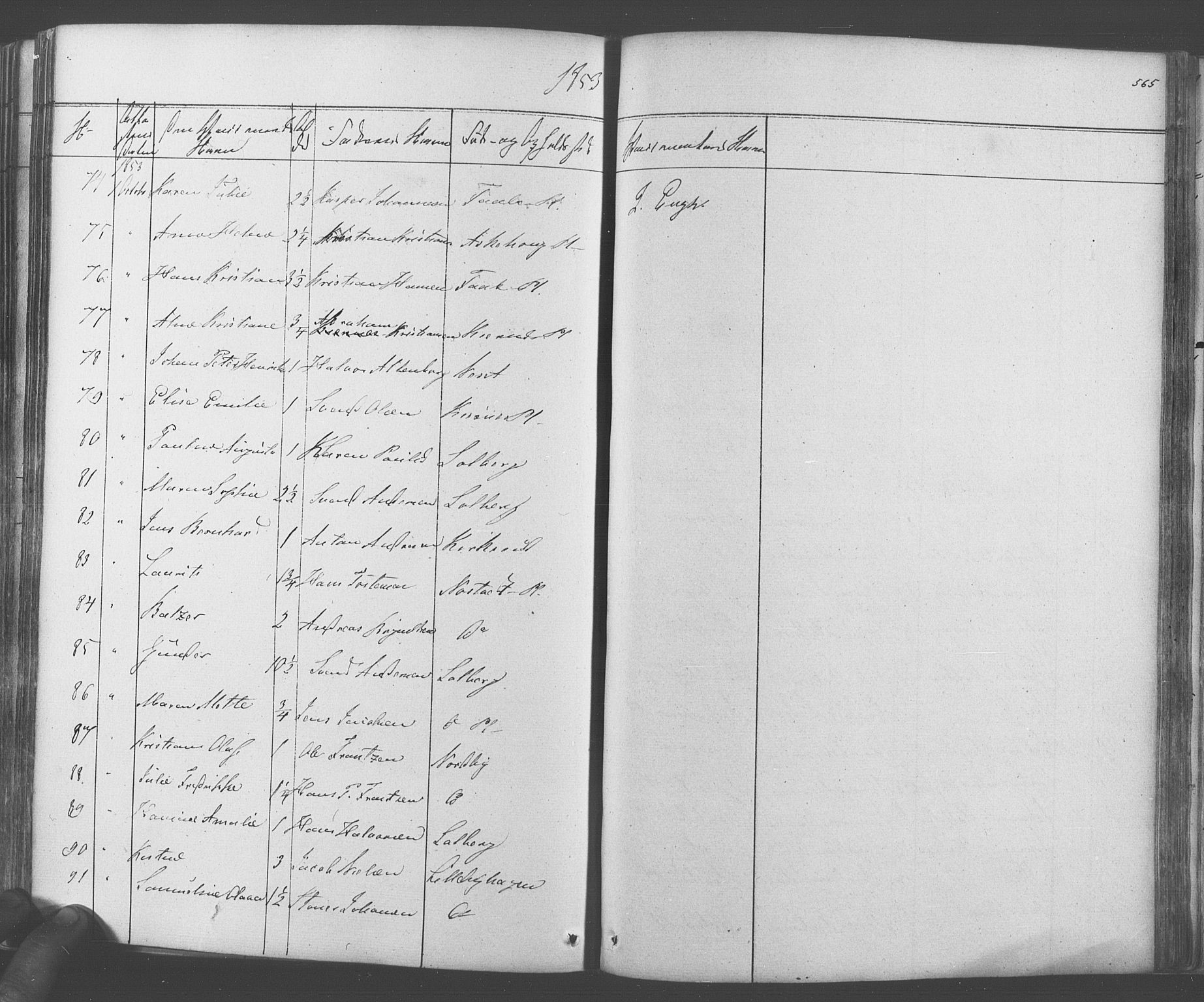 Ås prestekontor Kirkebøker, AV/SAO-A-10894/F/Fa/L0006: Ministerialbok nr. I 6, 1841-1853, s. 564-565