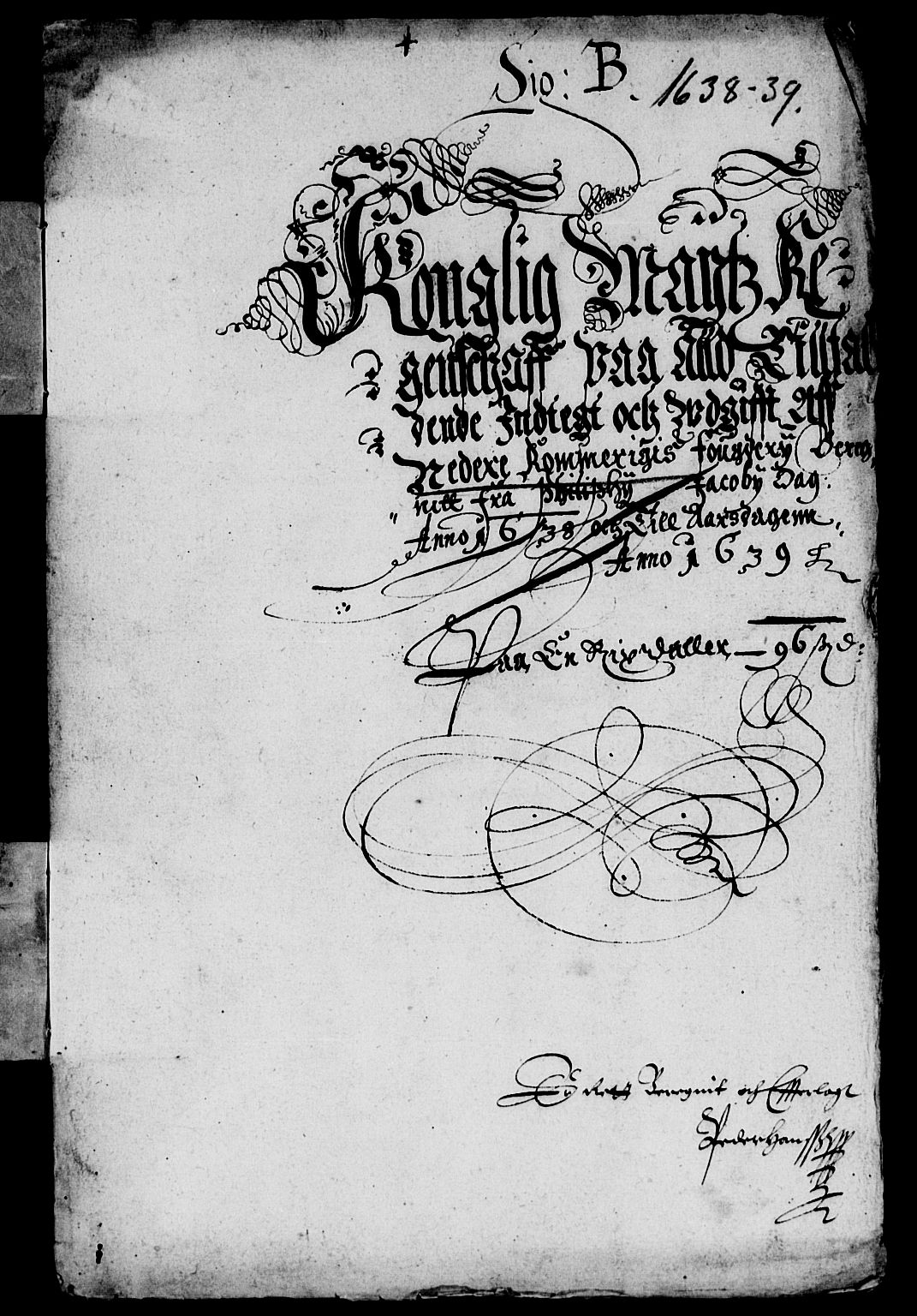 Rentekammeret inntil 1814, Reviderte regnskaper, Lensregnskaper, RA/EA-5023/R/Rb/Rba/L0138: Akershus len, 1632-1639